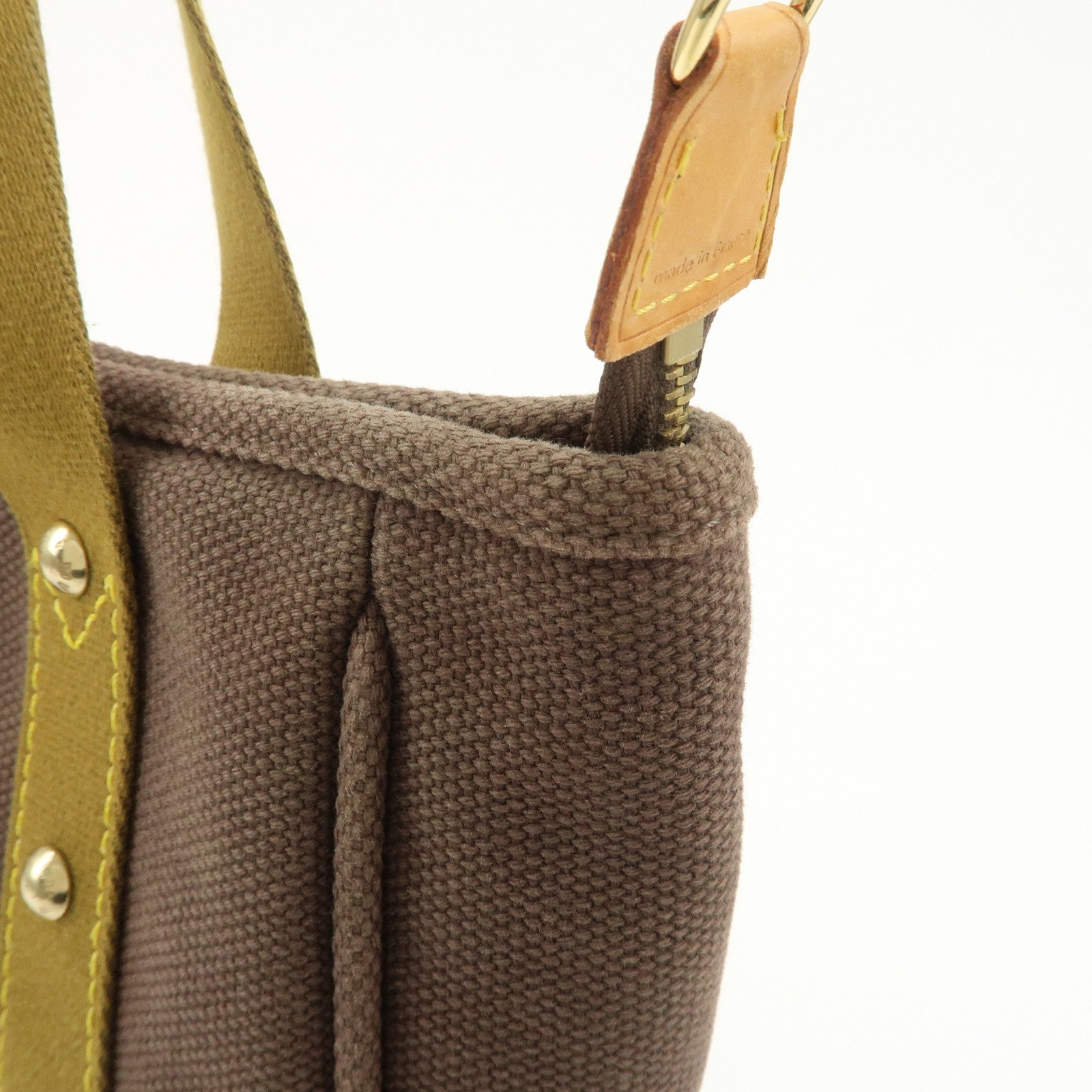 Louis Vuitton Antigua Cabas MM Tote Bag Shoulder Bag Brown M40086