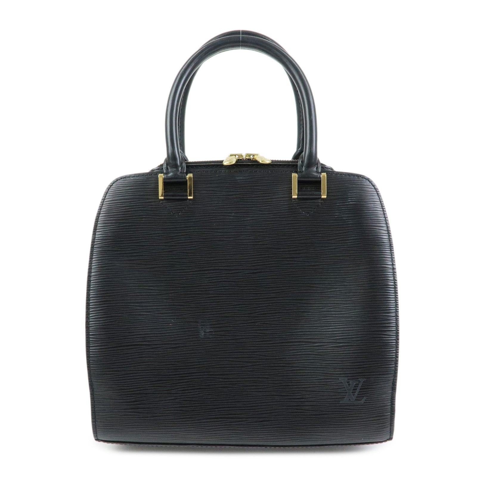 Louis Vuitton Epi Leather Pont Neuf Hand Bag Noir Black M52052