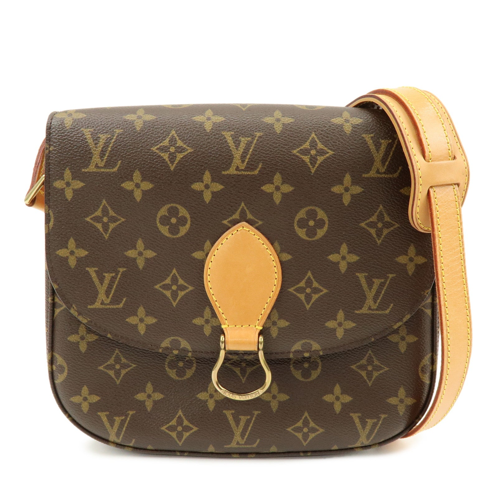 Louis Vuitton Monogram Saint Cloud GM Shoulder Bag Brown M51242