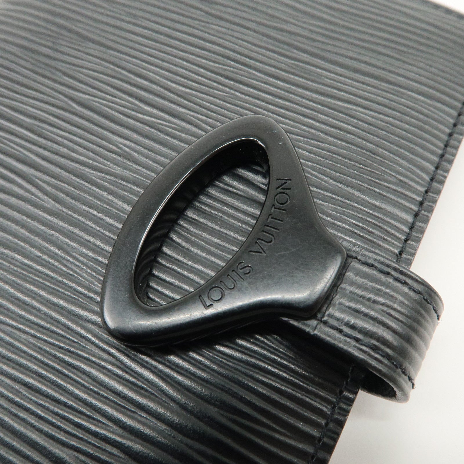 Louis Vuitton Epi Z Agenda PM Planner Cover Noir R20092