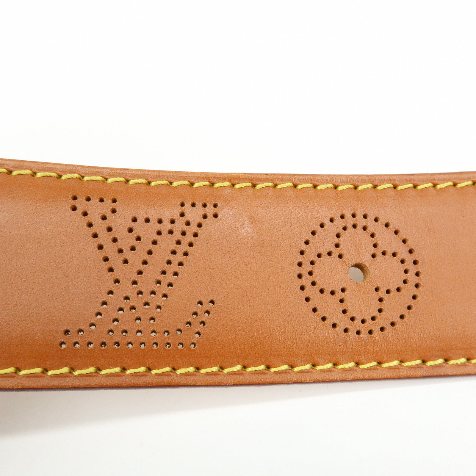 Louis Vuitton Monogram Ceinture Perforee Belt 90/36 Brown M6939