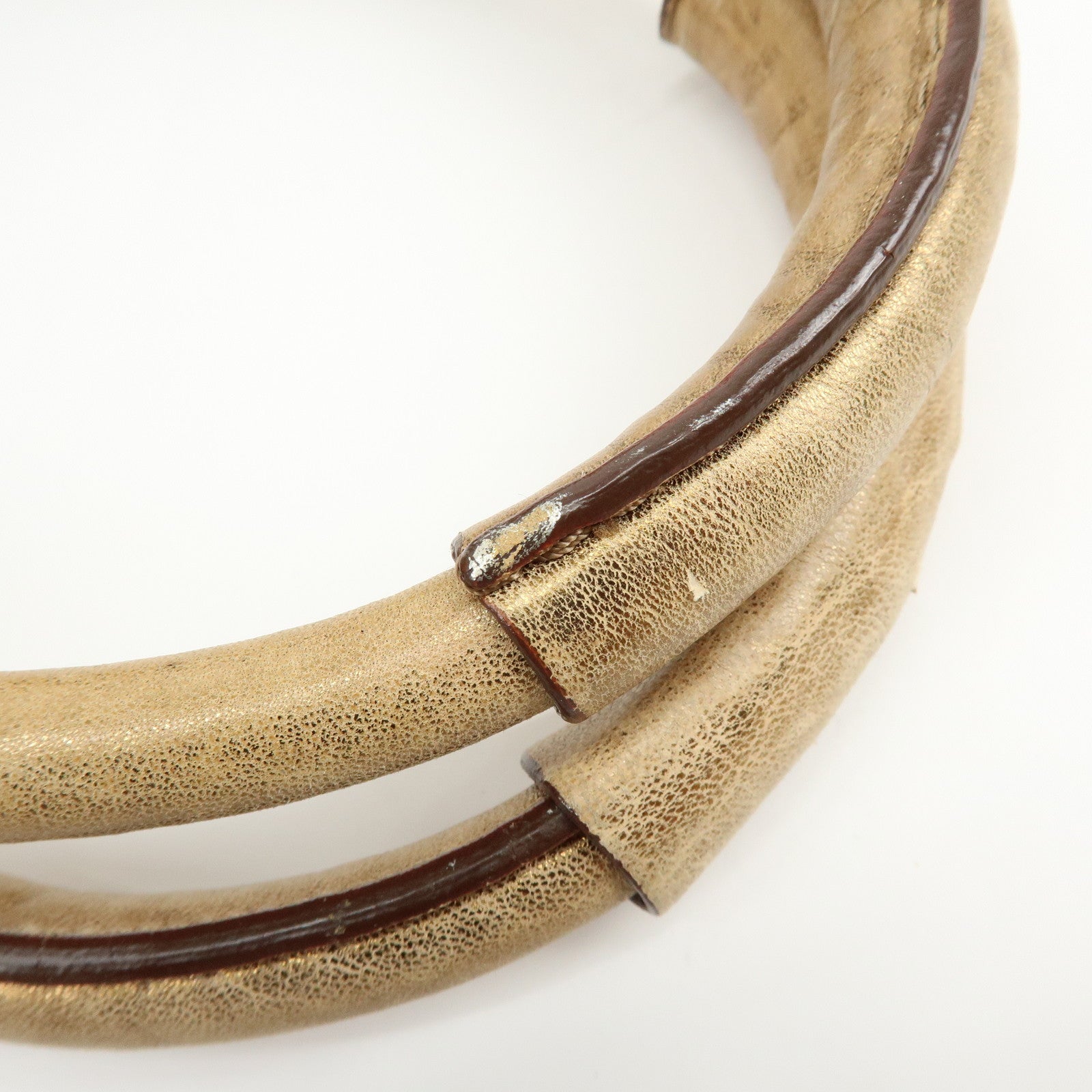 Chloe Paddington Leather Shoulder Bag Hand Bag Gold