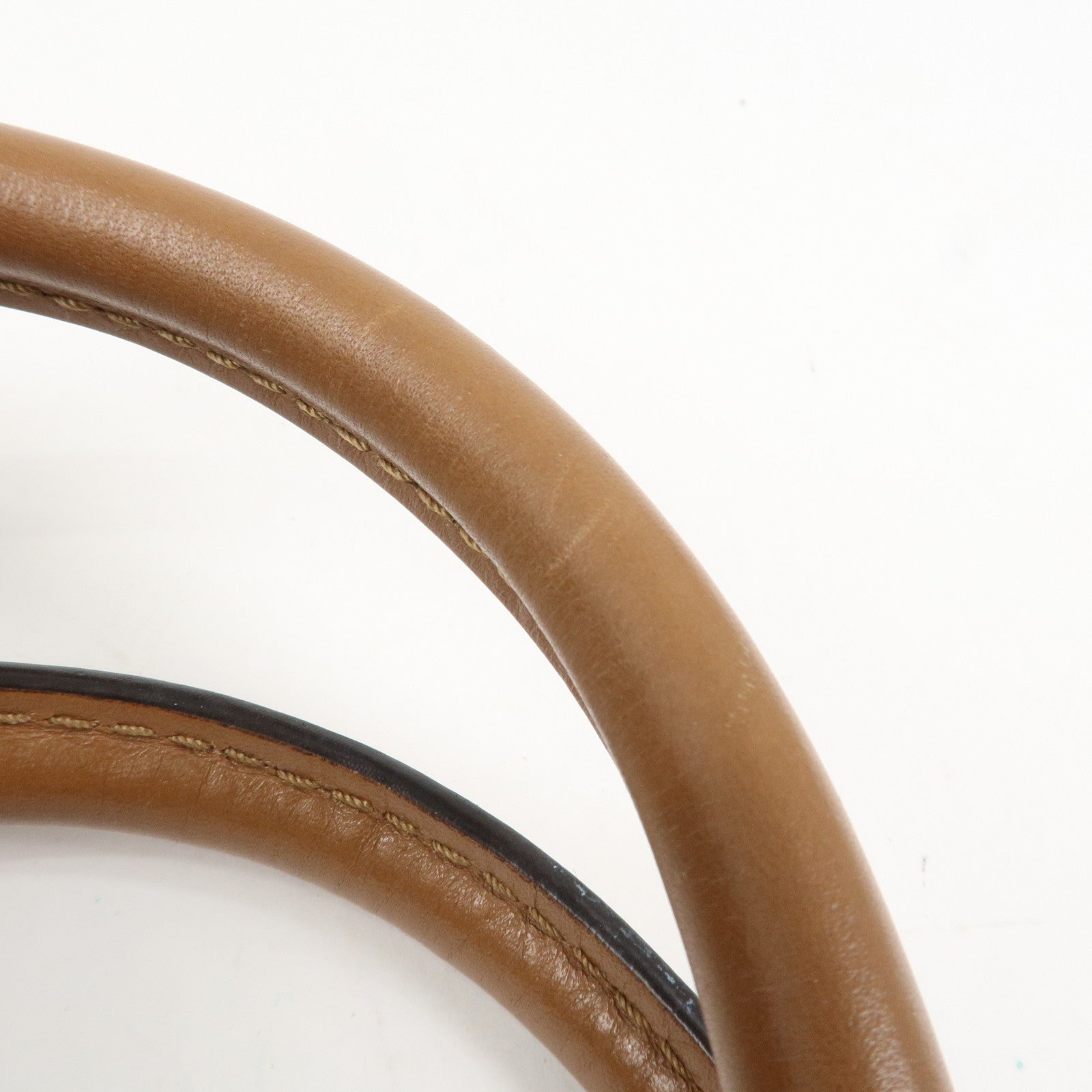 GUCCI Sukey GG Denim Leather Tote Bag Hand Bag Blue Brown 211944