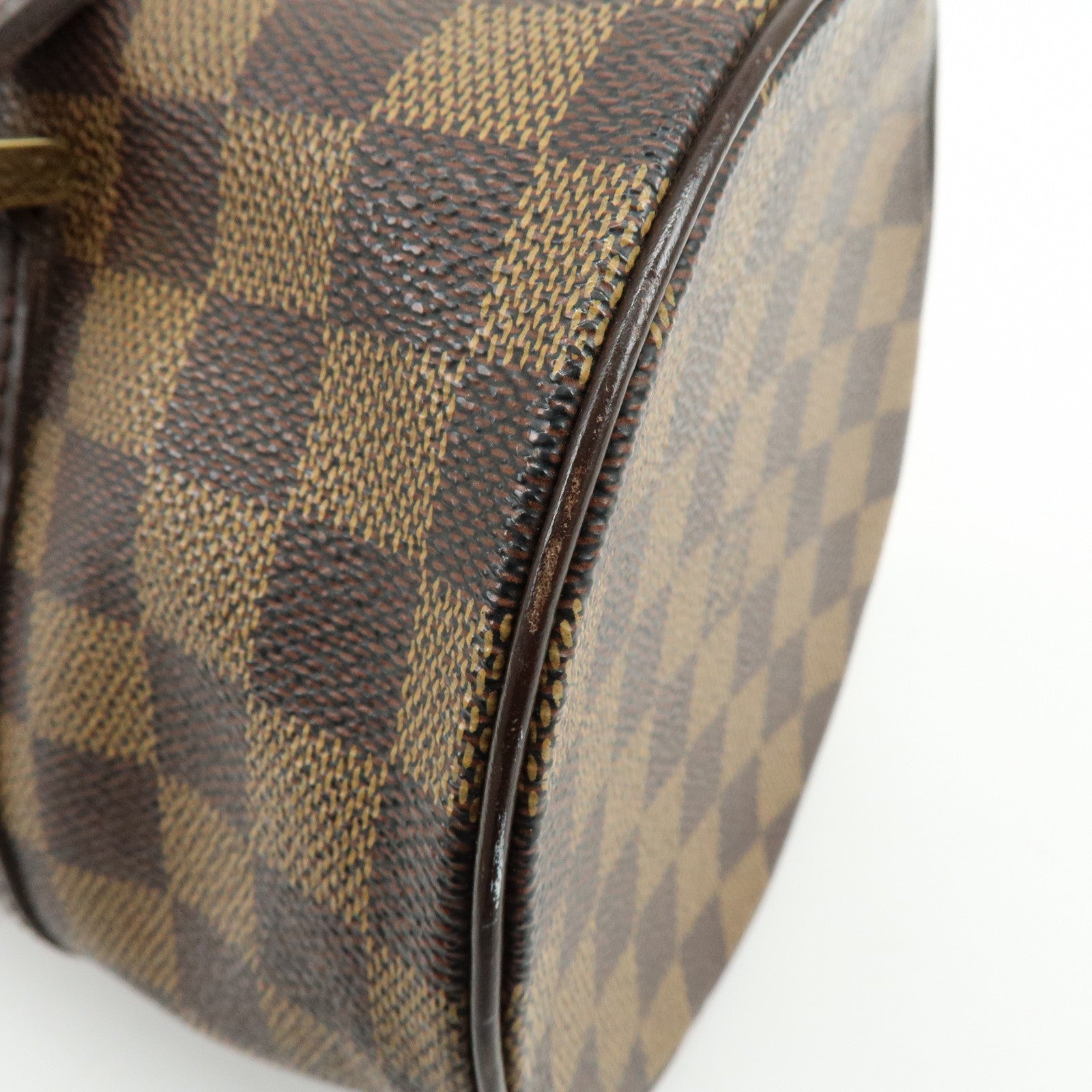 Louis Vuitton Damier Ebene Papillon 30 Hand Bag Brown N51303