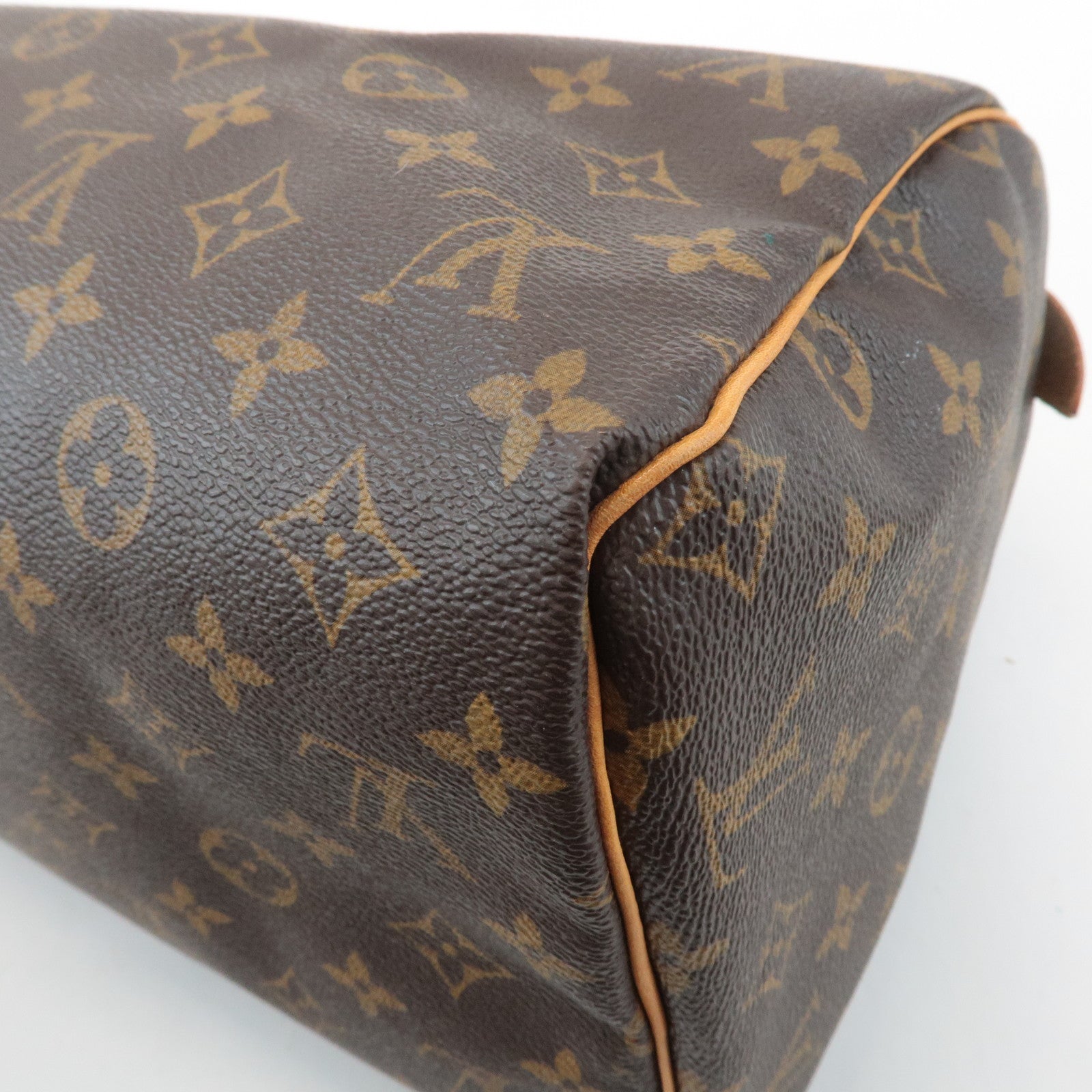 Louis Vuitton Monogram Speedy 30 Hand Bag Boston Bag M41526 Used