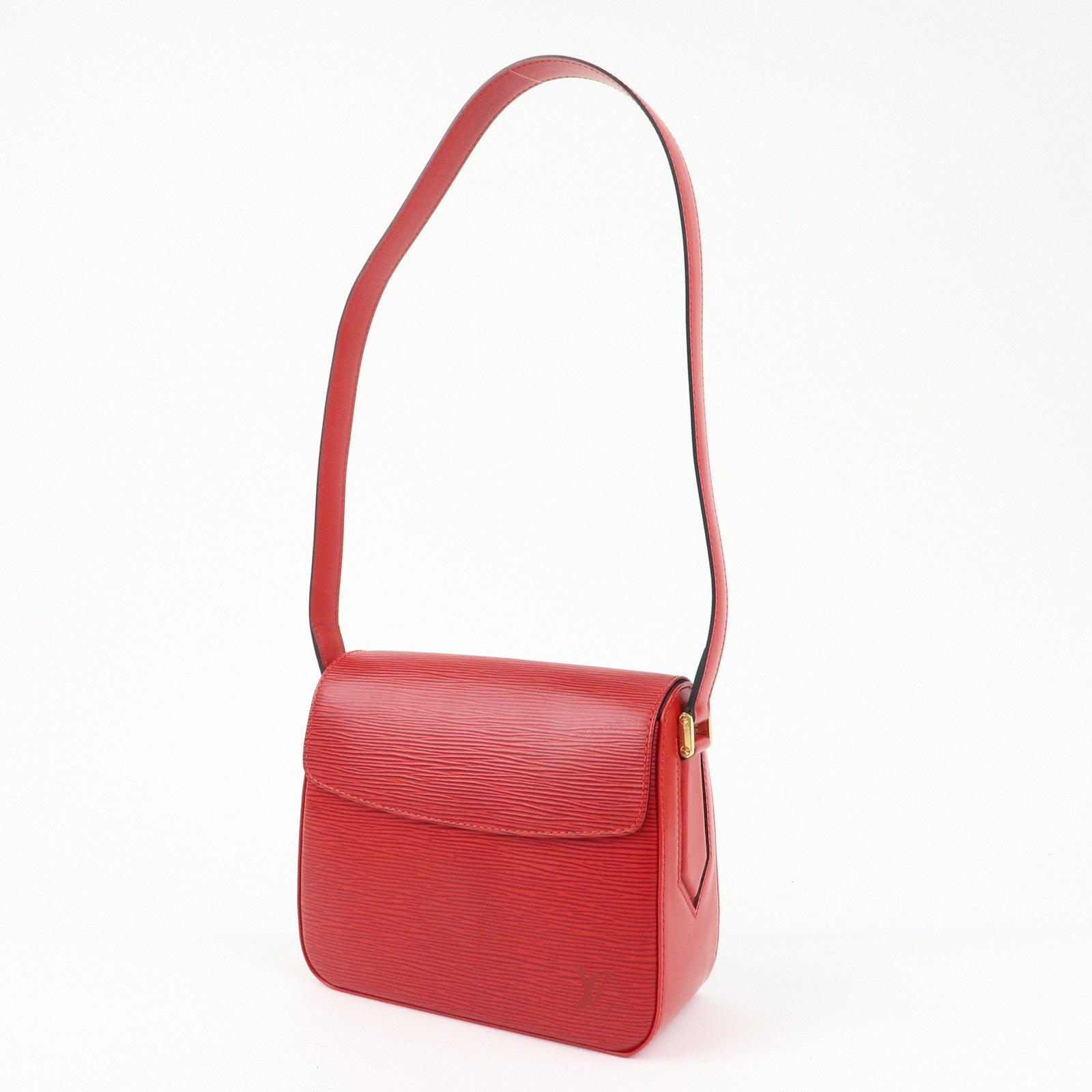 Louis Vuitton Epi Buci Shoulder Bag Hand Bag Castilian Red M52207