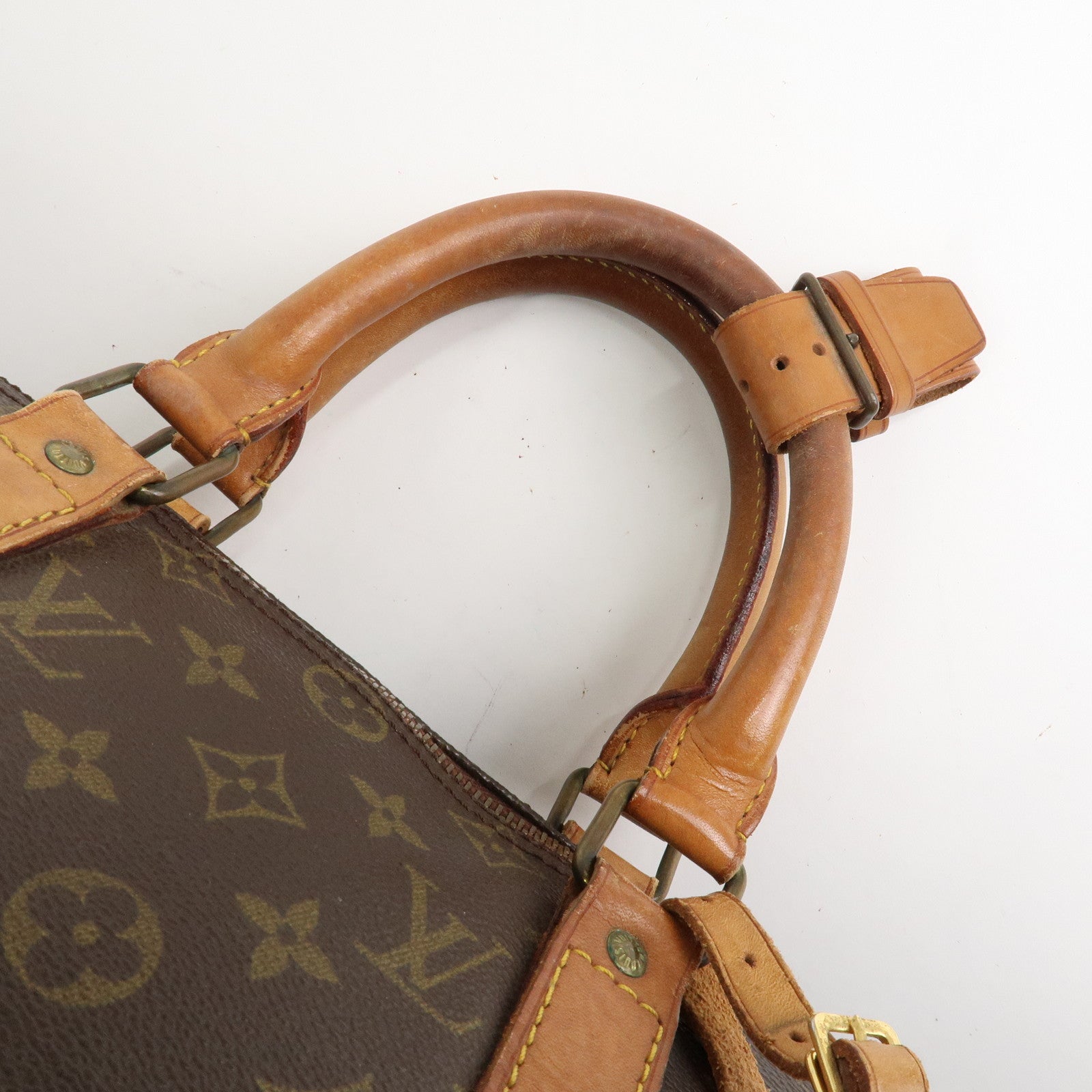 Louis Vuitton Monogram Keep All 50 Bag Boston Bag Brown M41426 Used