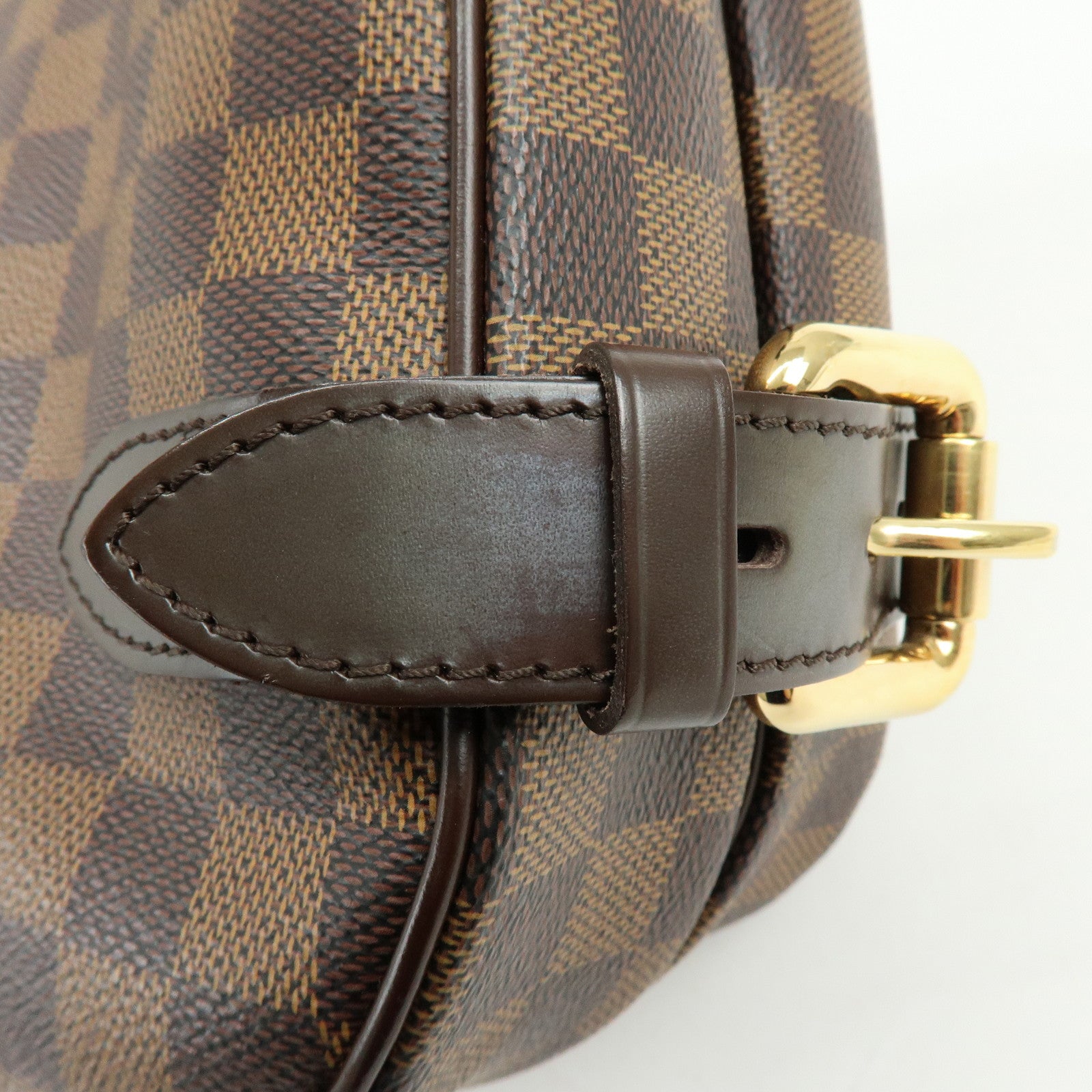 Louis Vuitton Damier Highbury Canvas Shoulder Bag Brown N51200