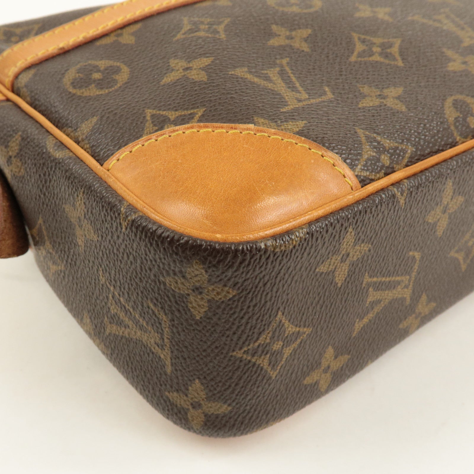 Louis Vuitton Monogram Compiegne 28 Pouch Clutch Bag Brown M51845 Used