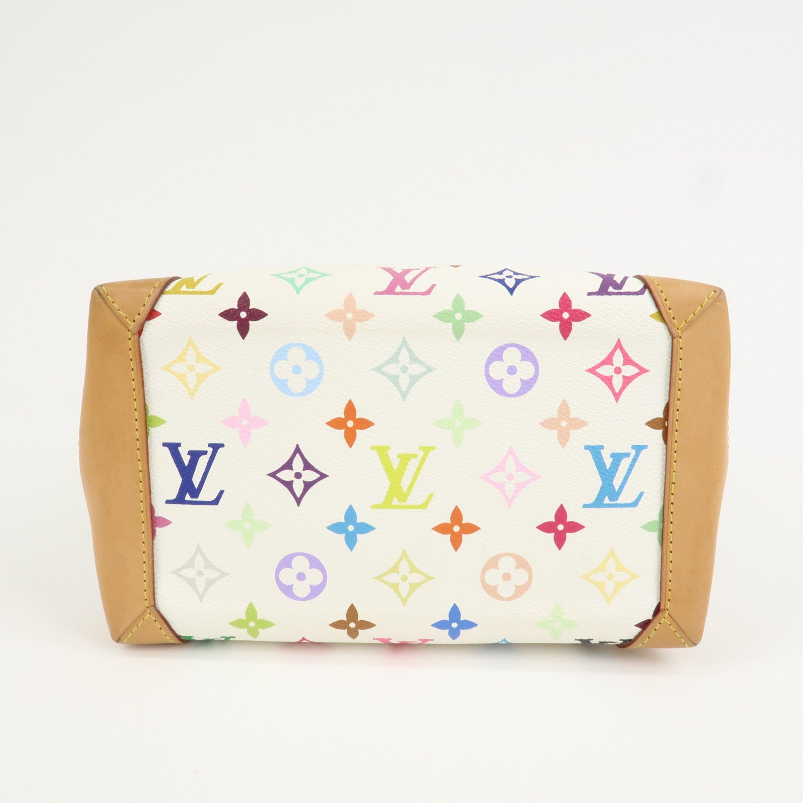 Louis Vuitton Monogram Multicolor Audra Hand Bag Blanc M40047