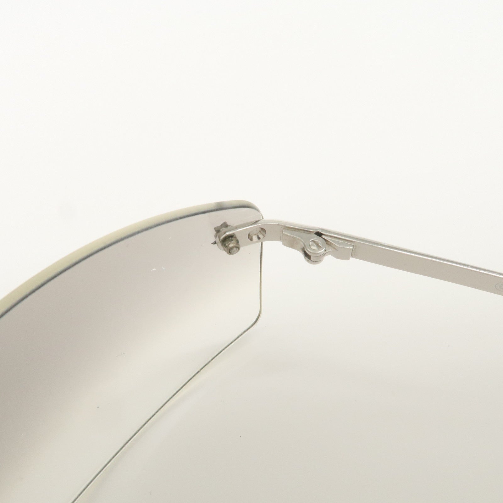 Christian Dior Sunglasses Clear Metal Flame Silver