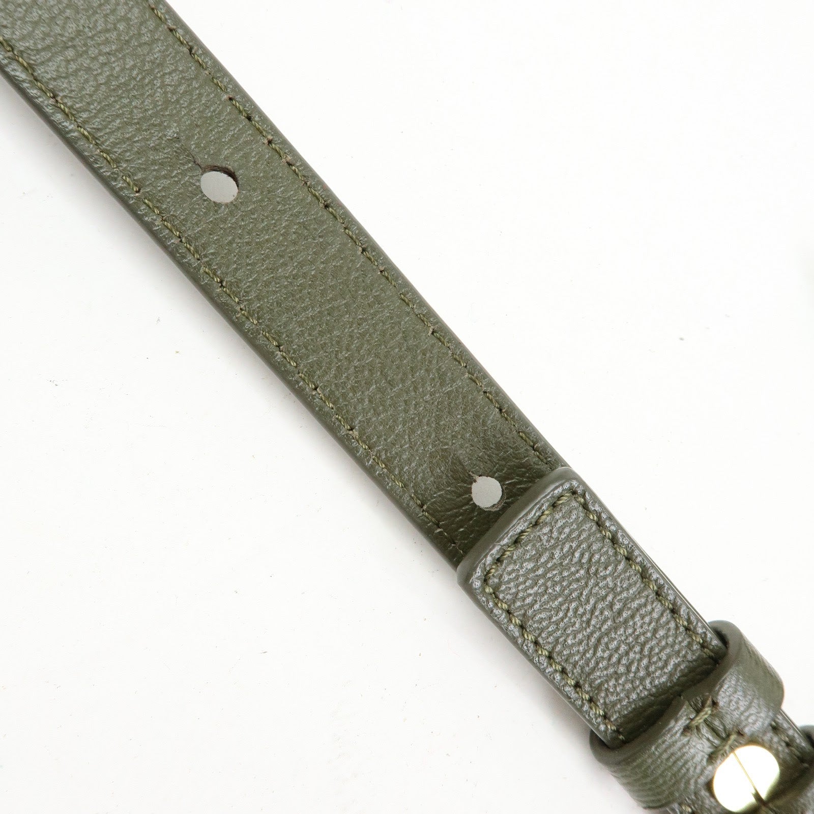 Chloe See by Chloe Phill Leather Shoulder Crossbody Bag Dark Green