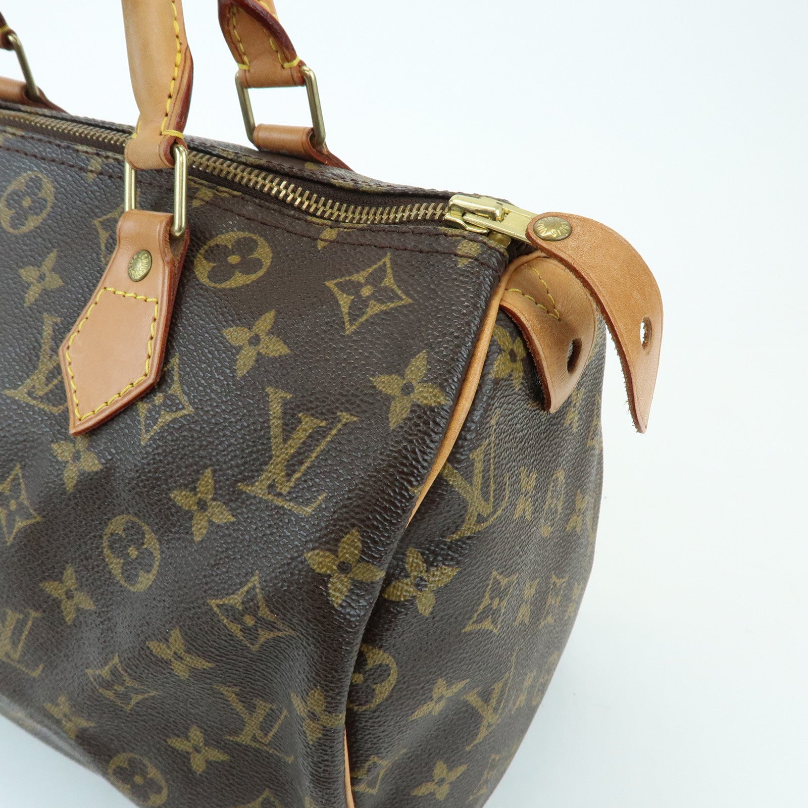 Louis Vuitton Monogram Speedy 30 Boston Bag Hand Bag Brown M41526