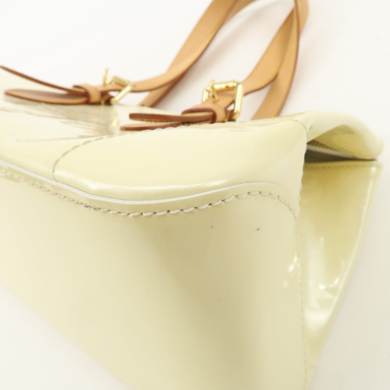 Louis Vuitton Monogram Vernis Rosewood Avenue Hand Bag Perle M93508 Used