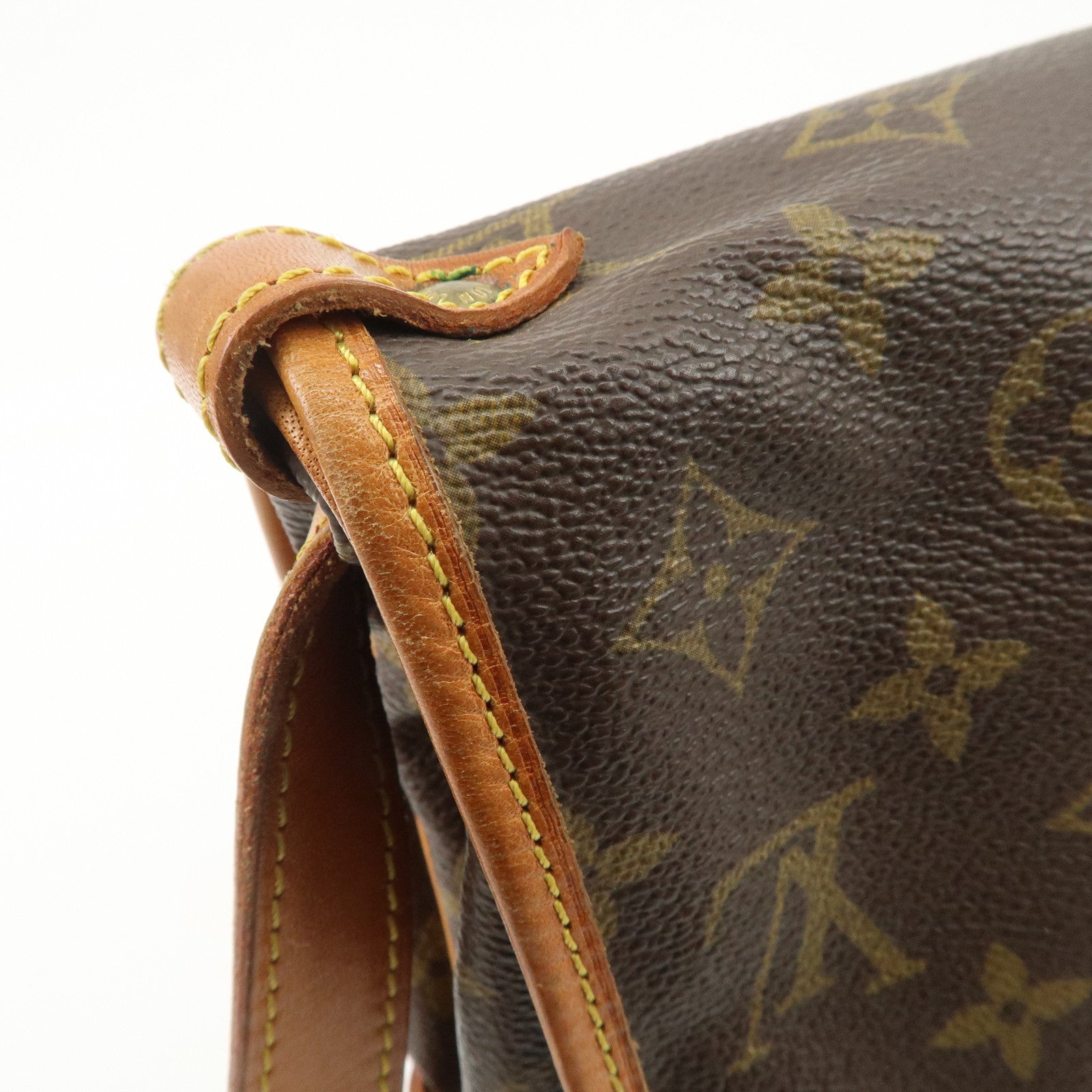 Louis Vuitton Monogram Saumur 30 Shoulder Bag Brown M42256 Used