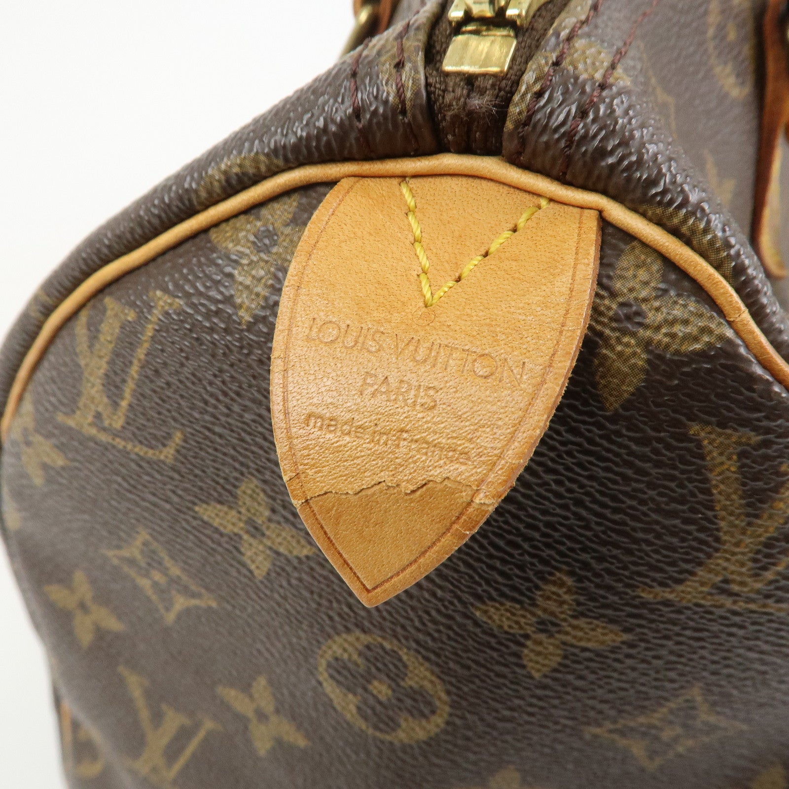 Louis Vuitton Monogram Speedy 30 Boston Bag Hand Bag Brown M41526