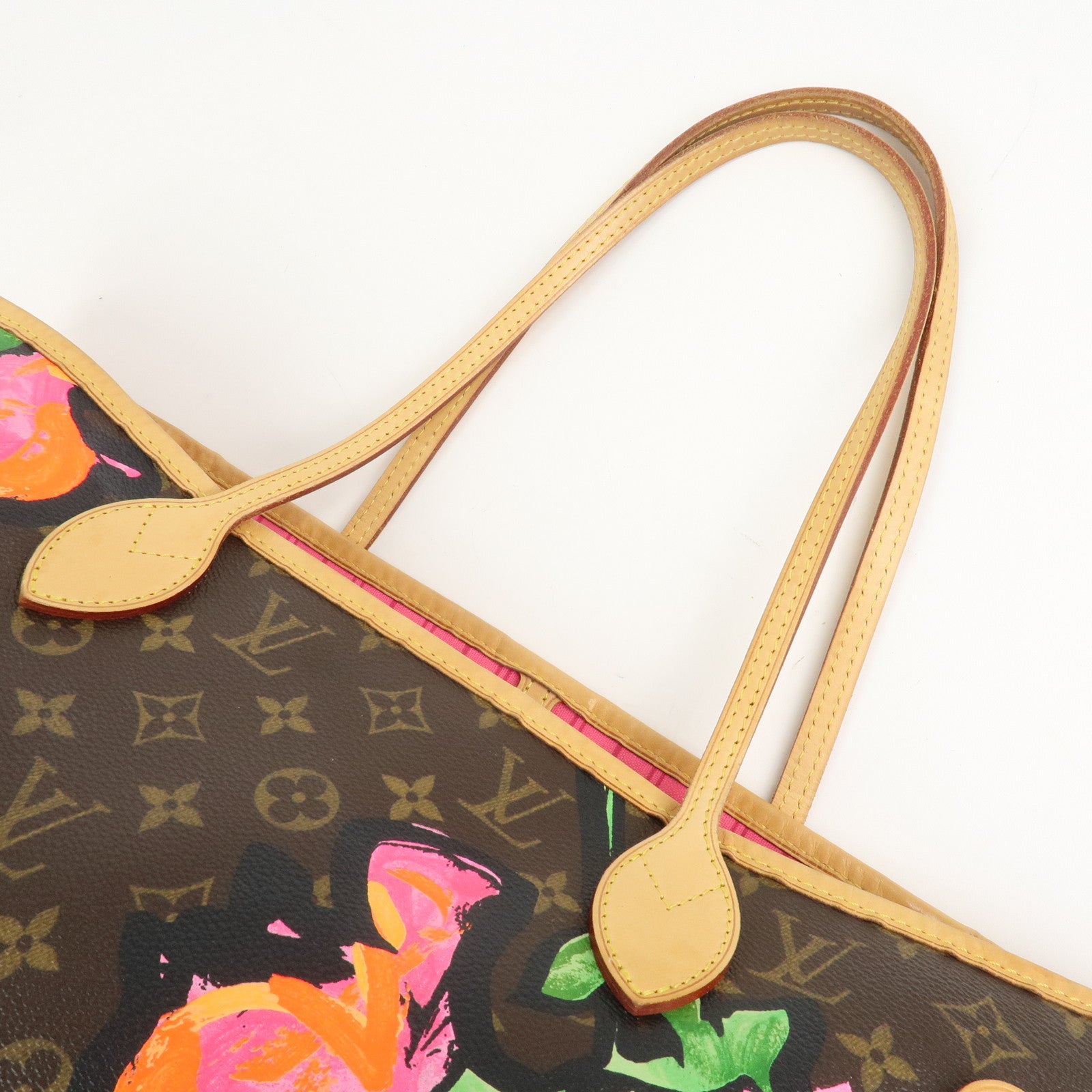 Louis Vuitton Monogram Rose Neverfull MM Tote Shoulder Bag M48613