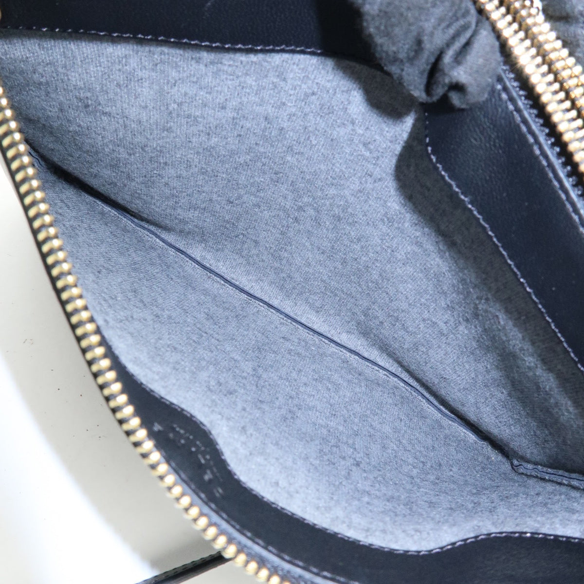 CELINE Trio Leather Shoulder Bag Crossbody Bag Black