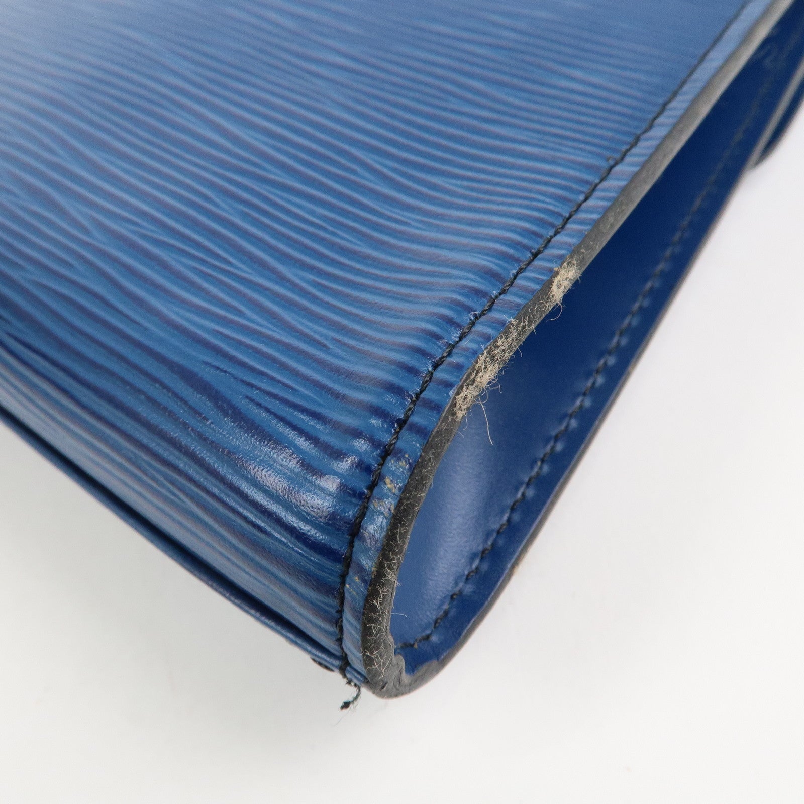 Louis Vuitton Epi Leather Art Deco Toledo Clutch Bag Blue M52635