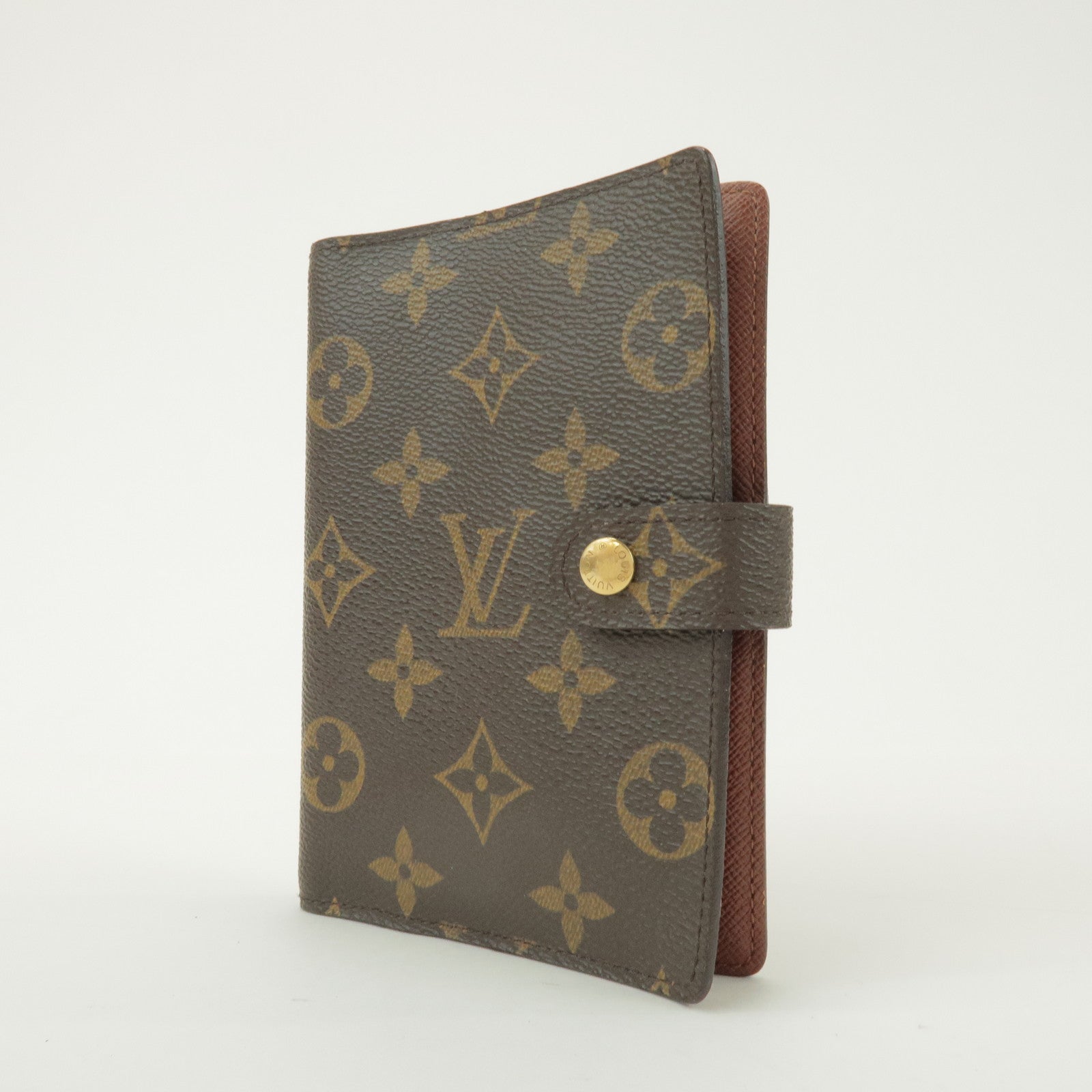 Louis Vuitton Monogram Agenda PM Planner Cover Brown R20005