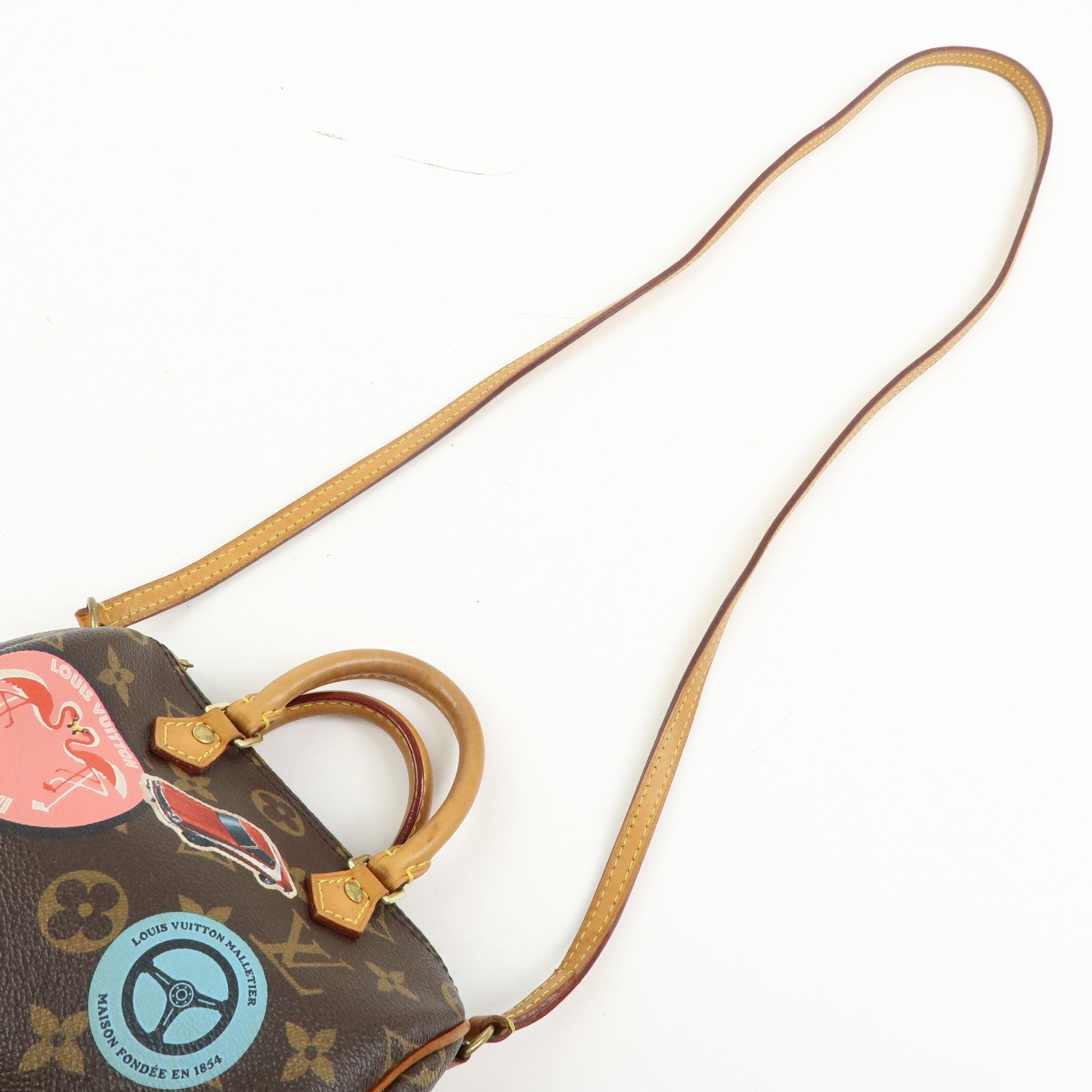 Louis Vuitton Nano Speedy Limited Edition World Tour M62208