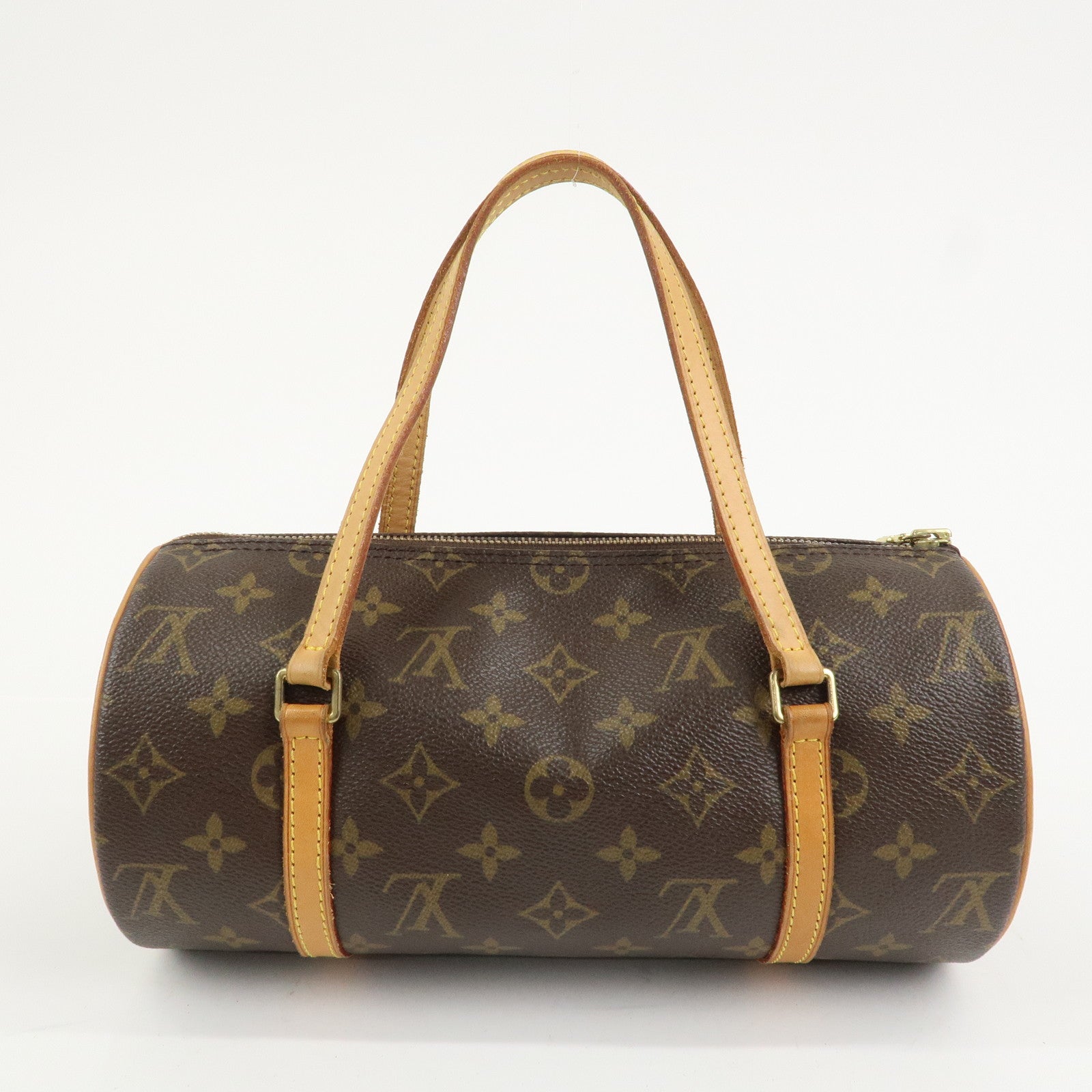 Louis Vuitton Monogram Papillon 26 Hand Bag New Style Brown M51386