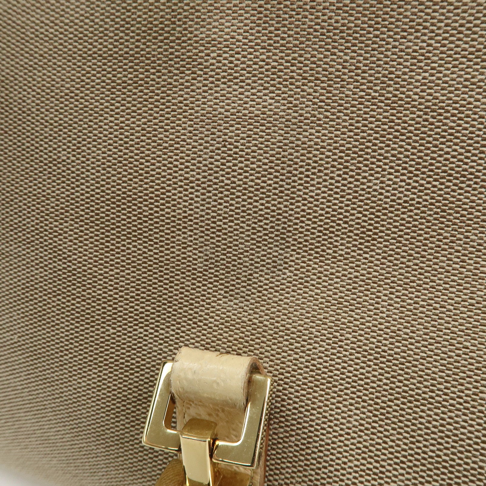 GUCCI Jackie Canvas Leather Shoulder Bag Hand Bag Beige 002.1067