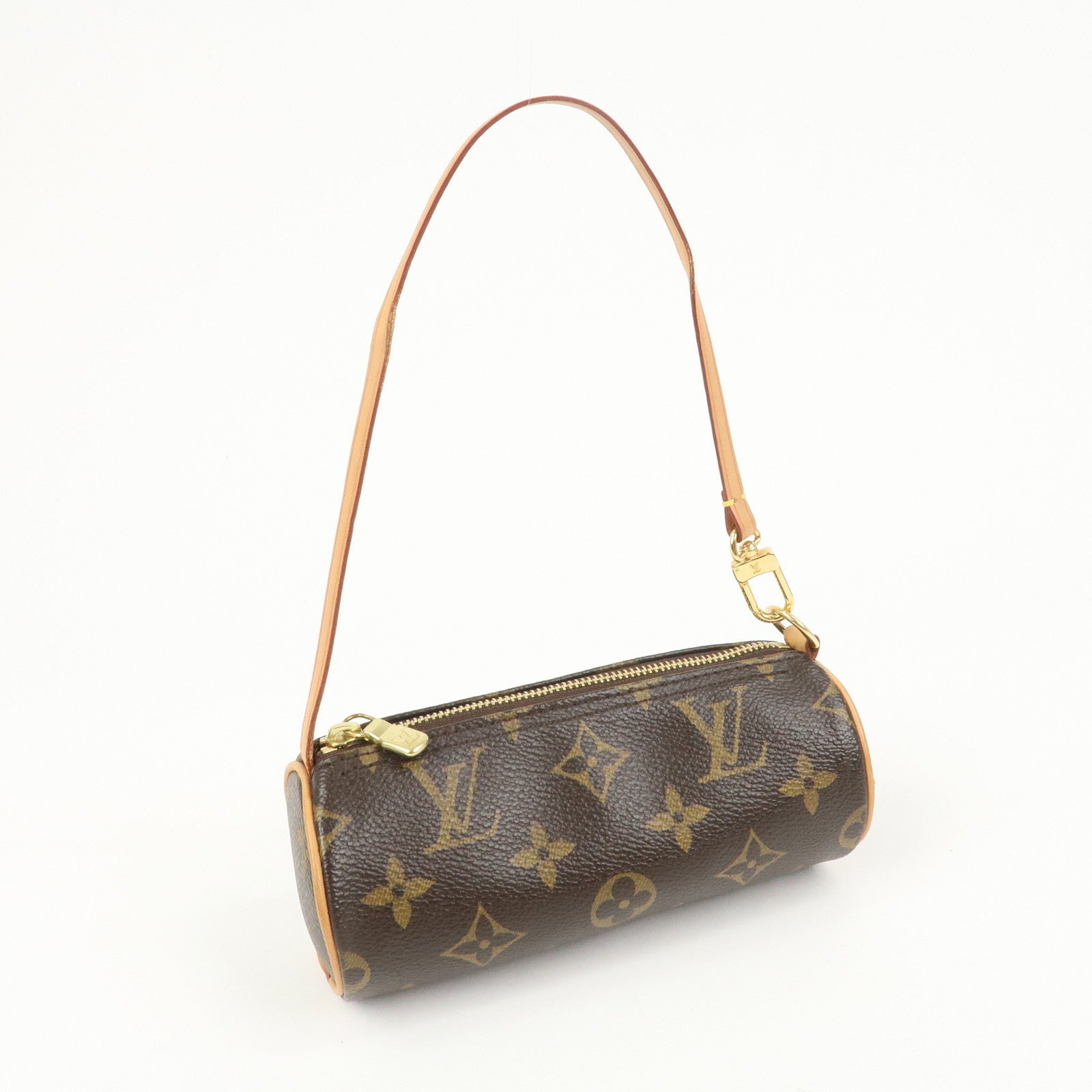 Louis Vuitton Monogram Mini Pouch for Papillon Bag Brown