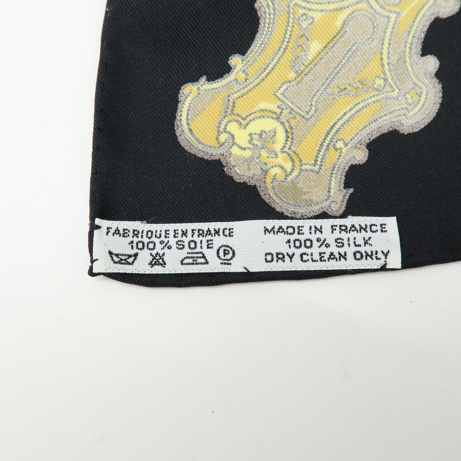 HERMES Carre 90 Silk 100% Scarf LES CLES THE KEYS RARE Black