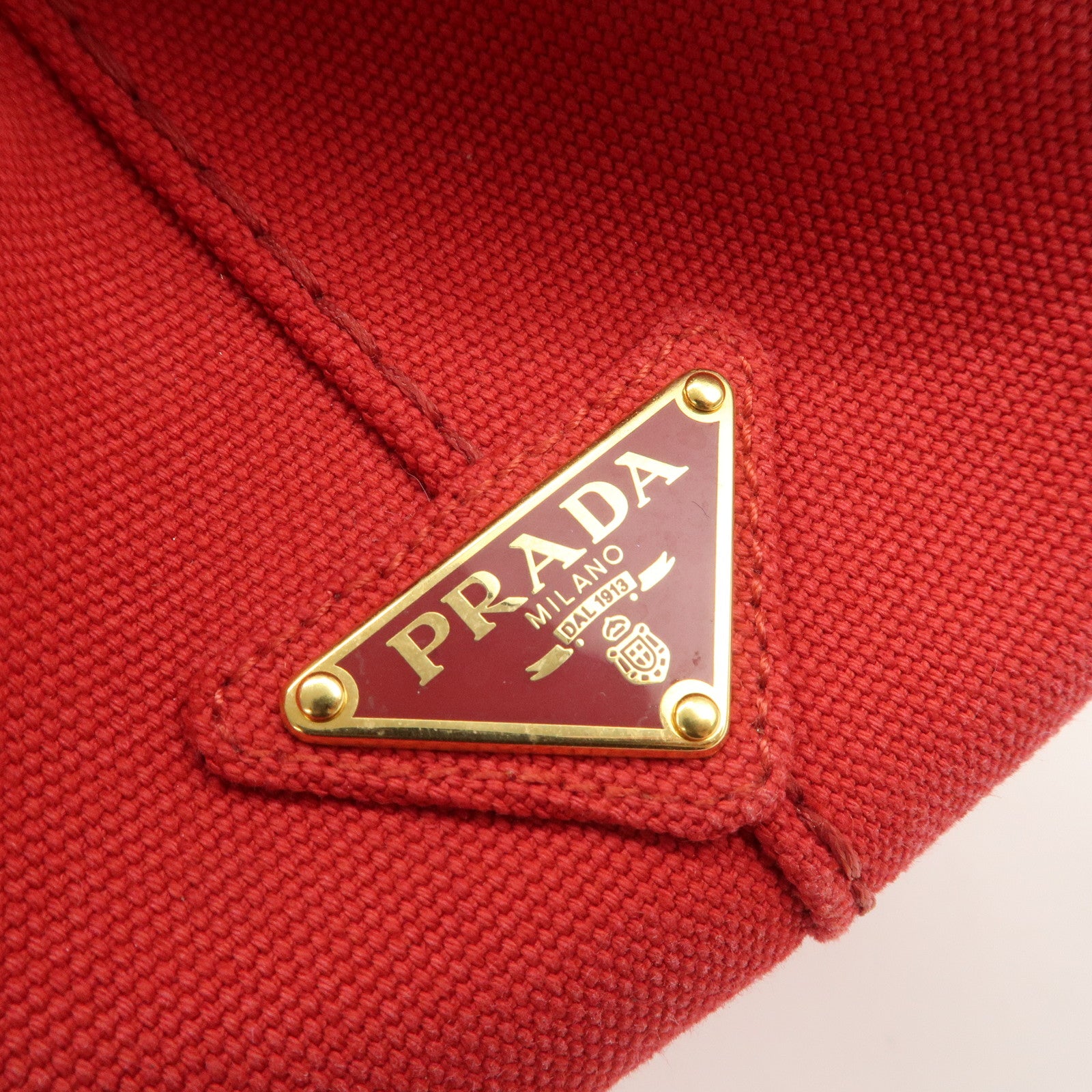 PRADA Logo Canapa Canvas Mini 2Way Bag Hand Shoulder Bag B2349G