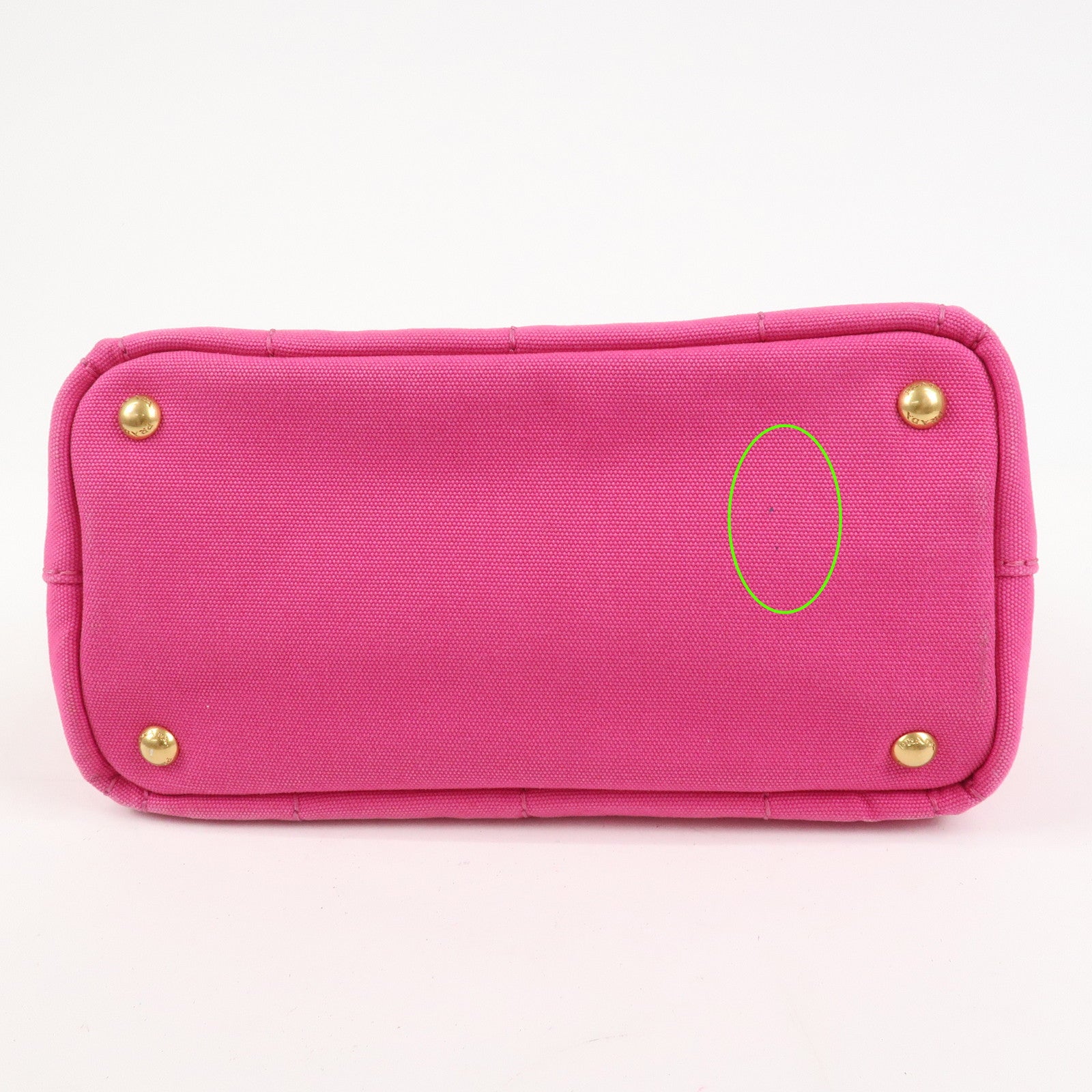 PRADA Canvas Canapa Mini 2Way Bag Hand Shoulder Bag Pink B2439G