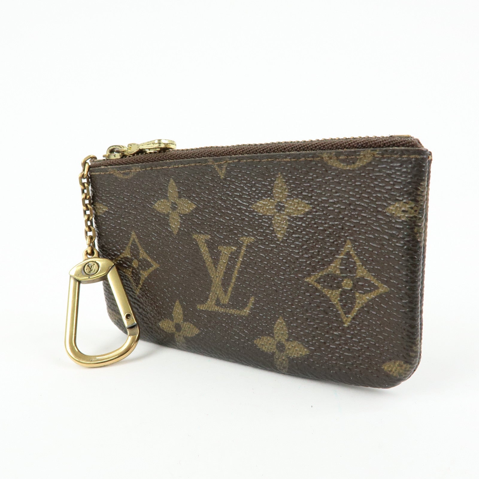 Louis Vuitton Monogram Pochette Cles Coin Case Key Case M62650