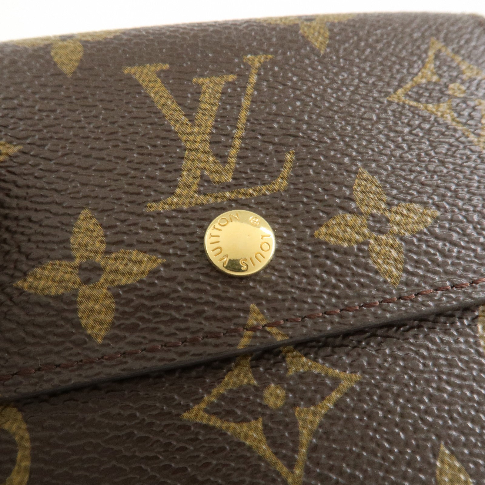 Louis Vuitton Monogram Portefeuille Elise Canvas Wallet M61654