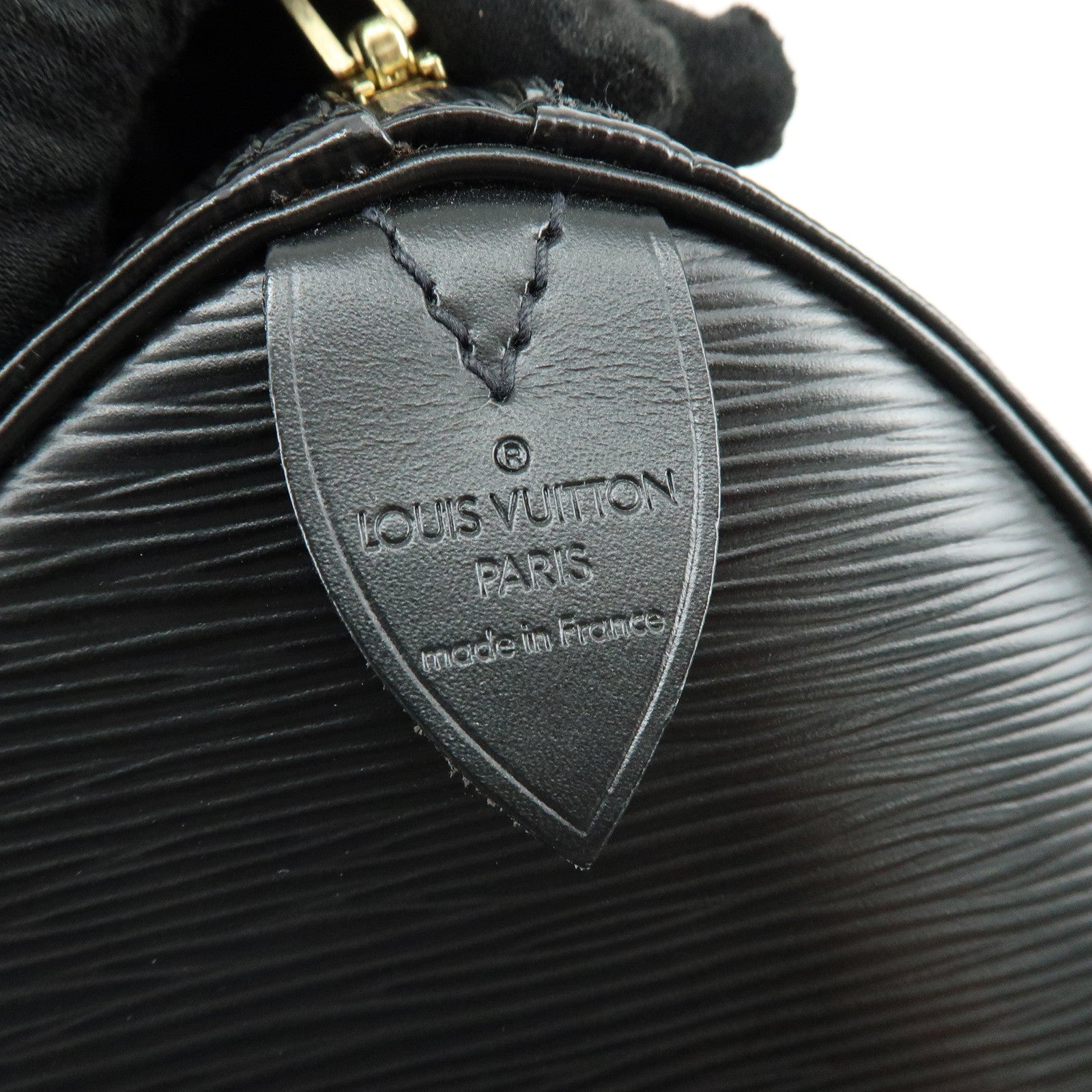 Louis Vuitton Epi Speedy 25 Hand Bag Boston Bag Noir M59032