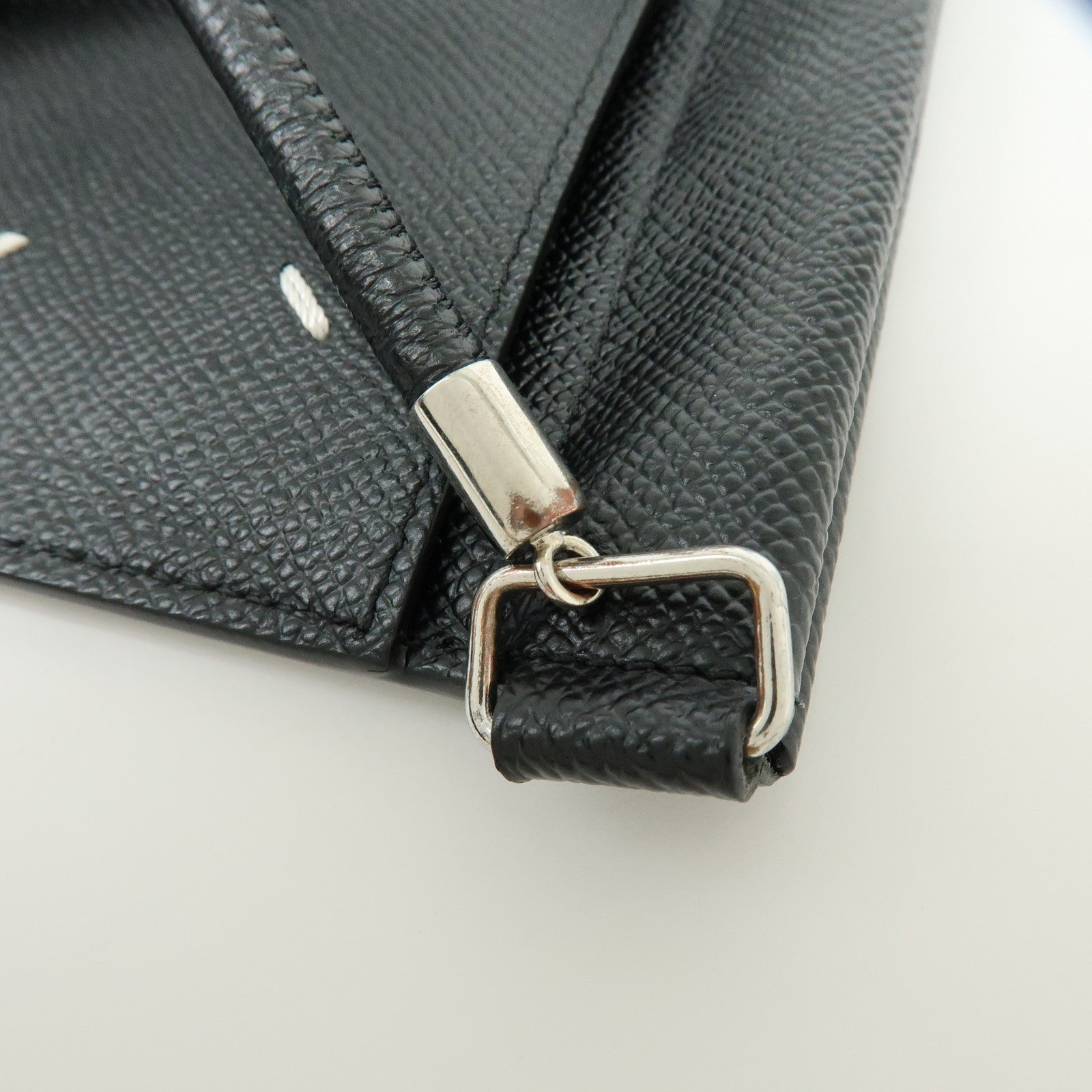 Maison Margiela 11 Four Stitches Calf Leather Shoulder Bag Black