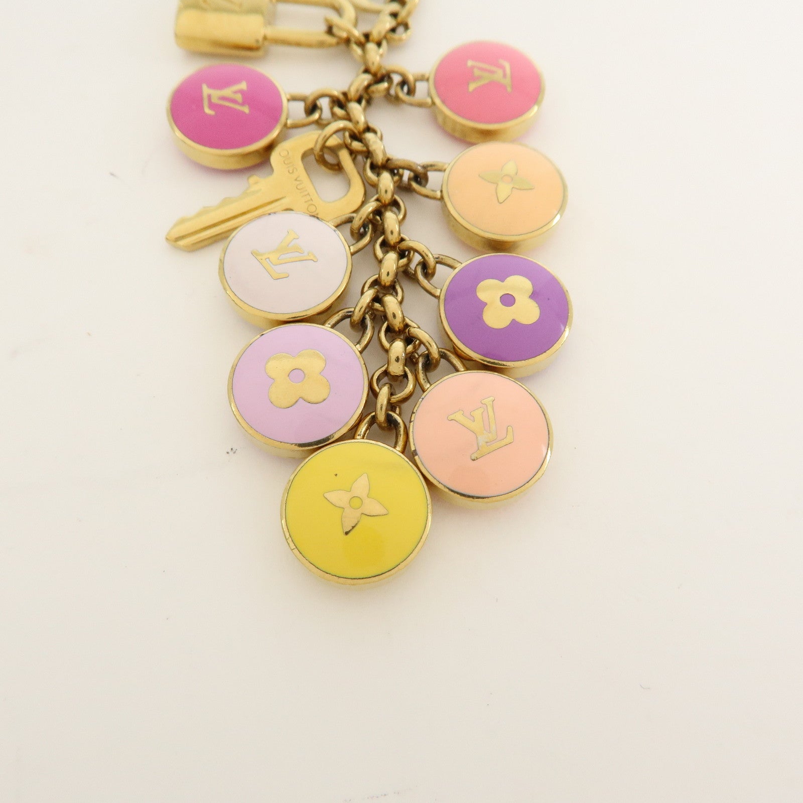 Louis Vuitton Porte Cles Pastilles Metal Bag Charm Key Chain M65646