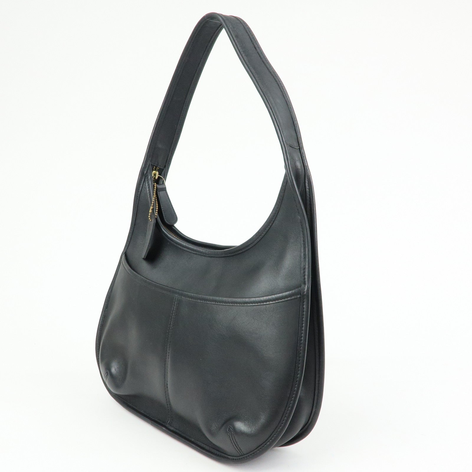 COACH Ergo Leather Shoulder Bag Hand Bag Black