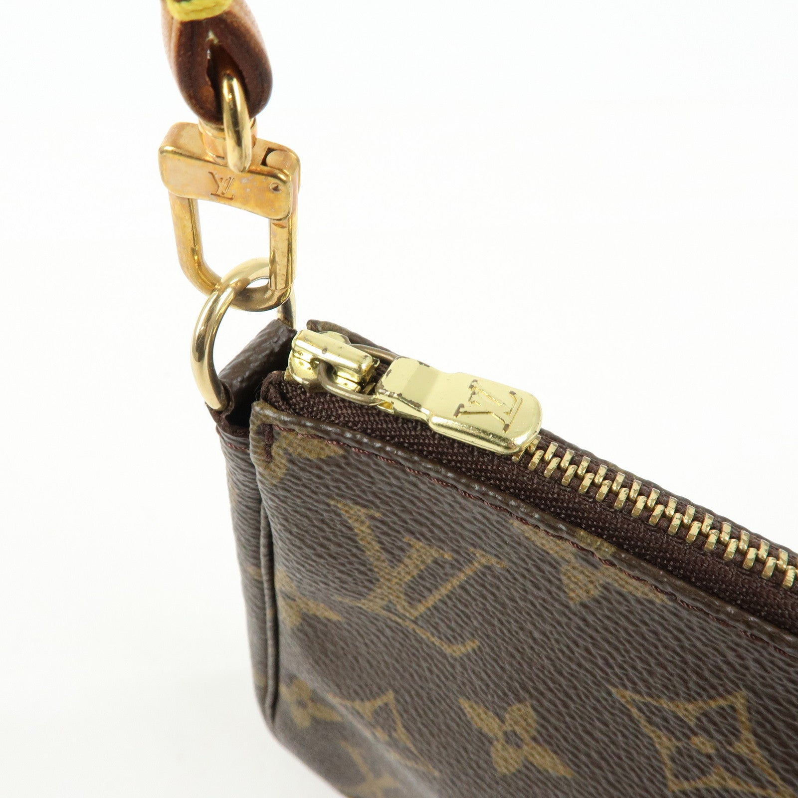Louis Vuitton Monogram Pochette Accessoires Pouch Hand Bag M51980