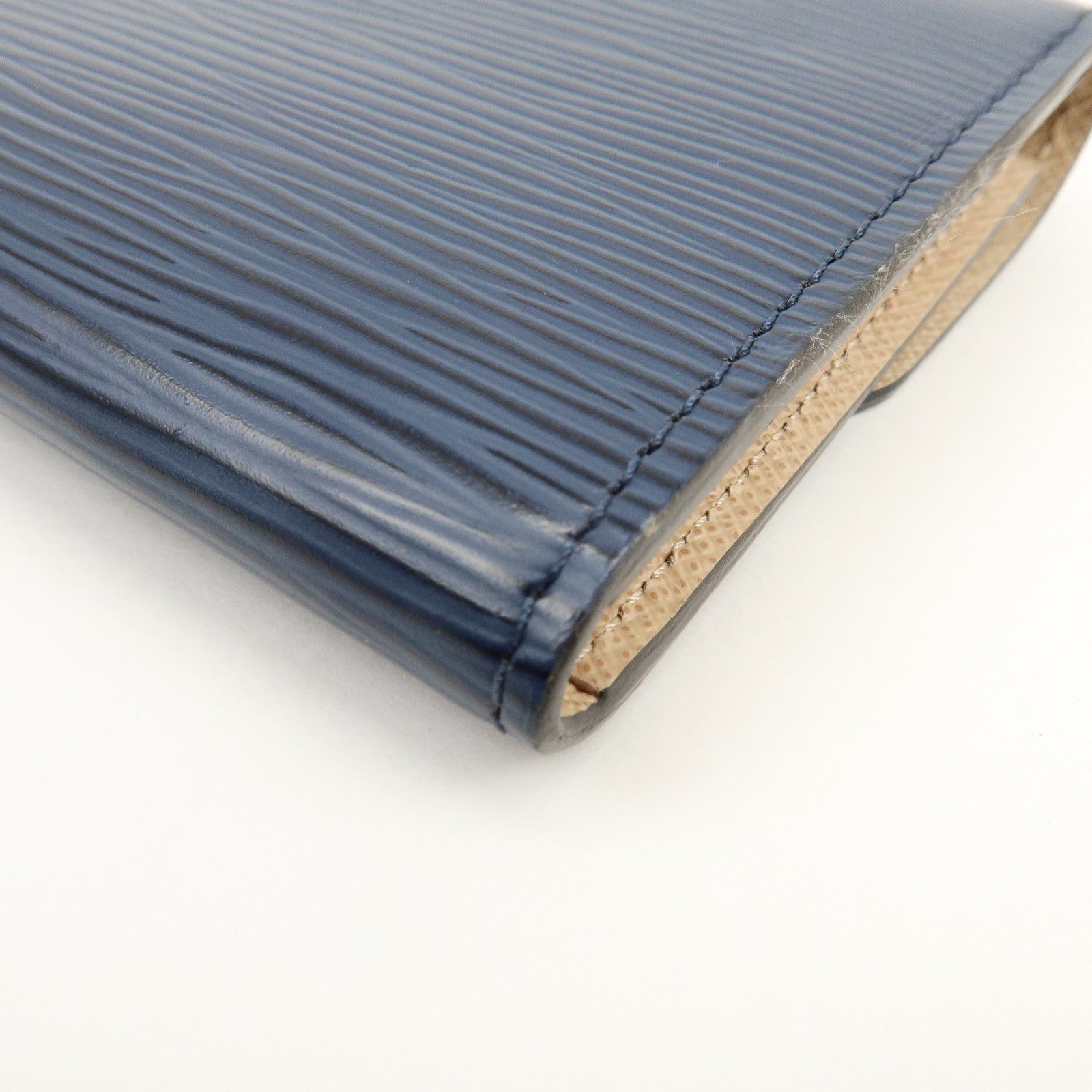 Louis Vuitton Epi Portefeuille Emilie Wallet Indigo Blue M60854