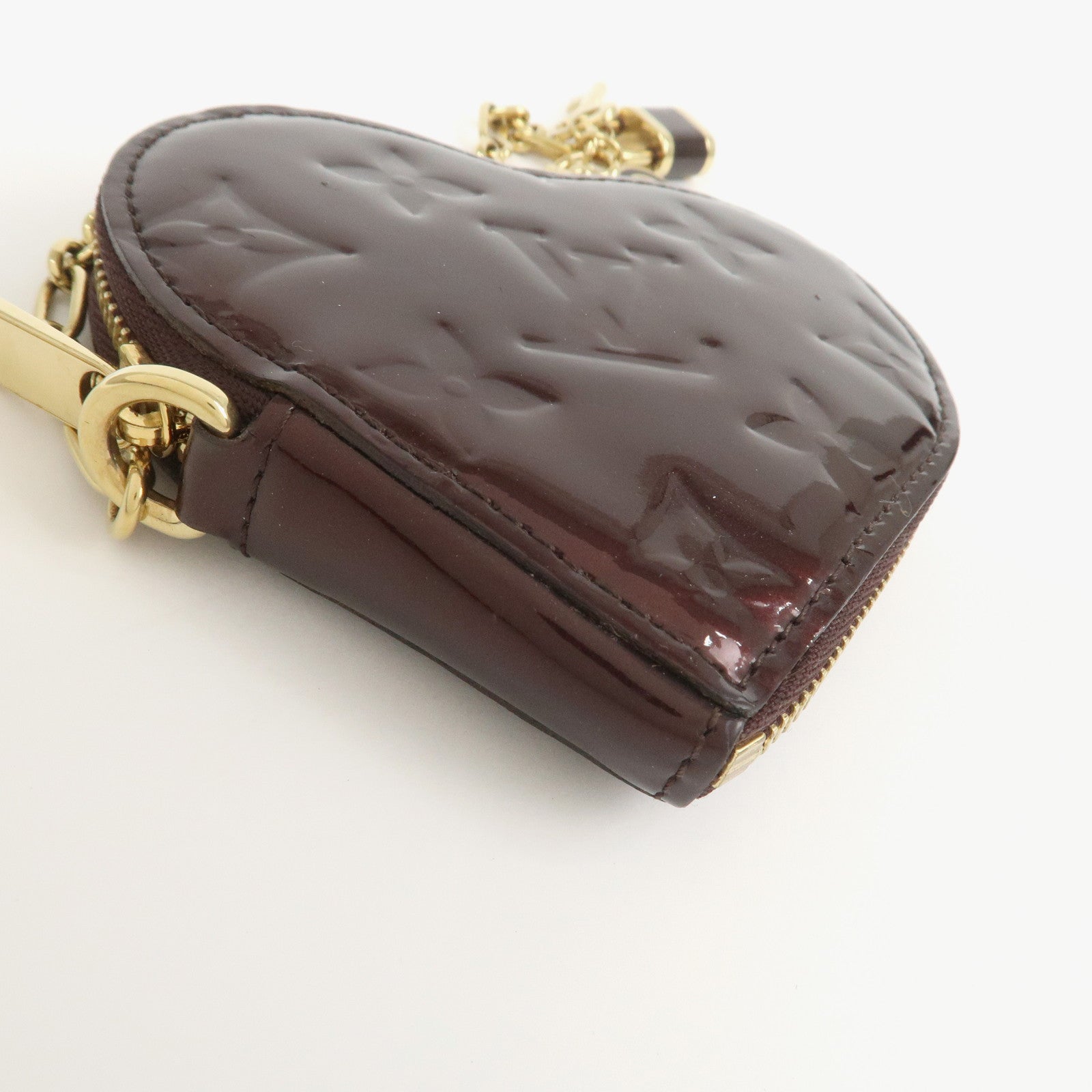 Louis Vuitton Monogram Vernis Porte Monnaie Coeur Coin Case M93561