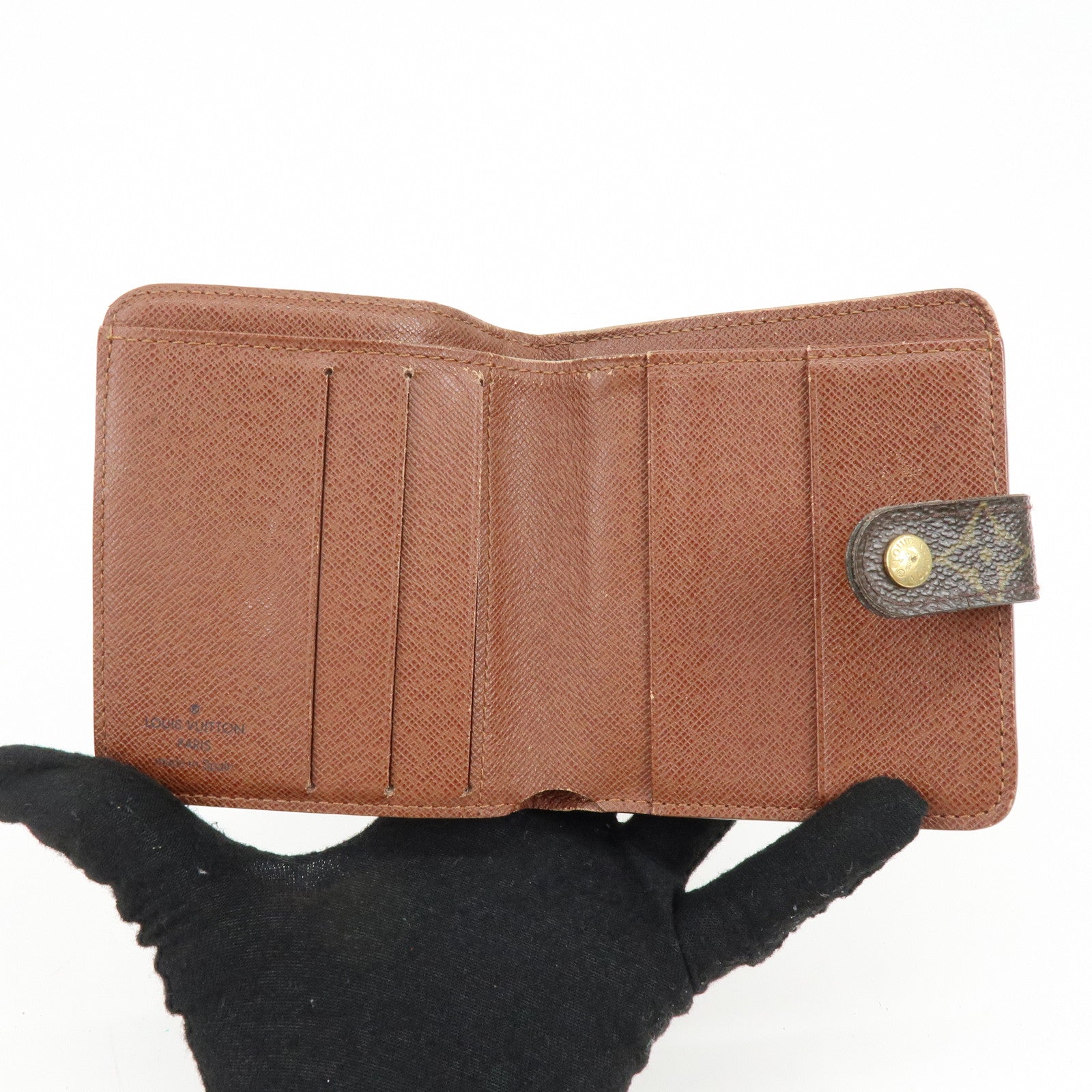 Louis Vuitton Monogram Set of 2 Bi-fold Wallets Brown M61667 M61660