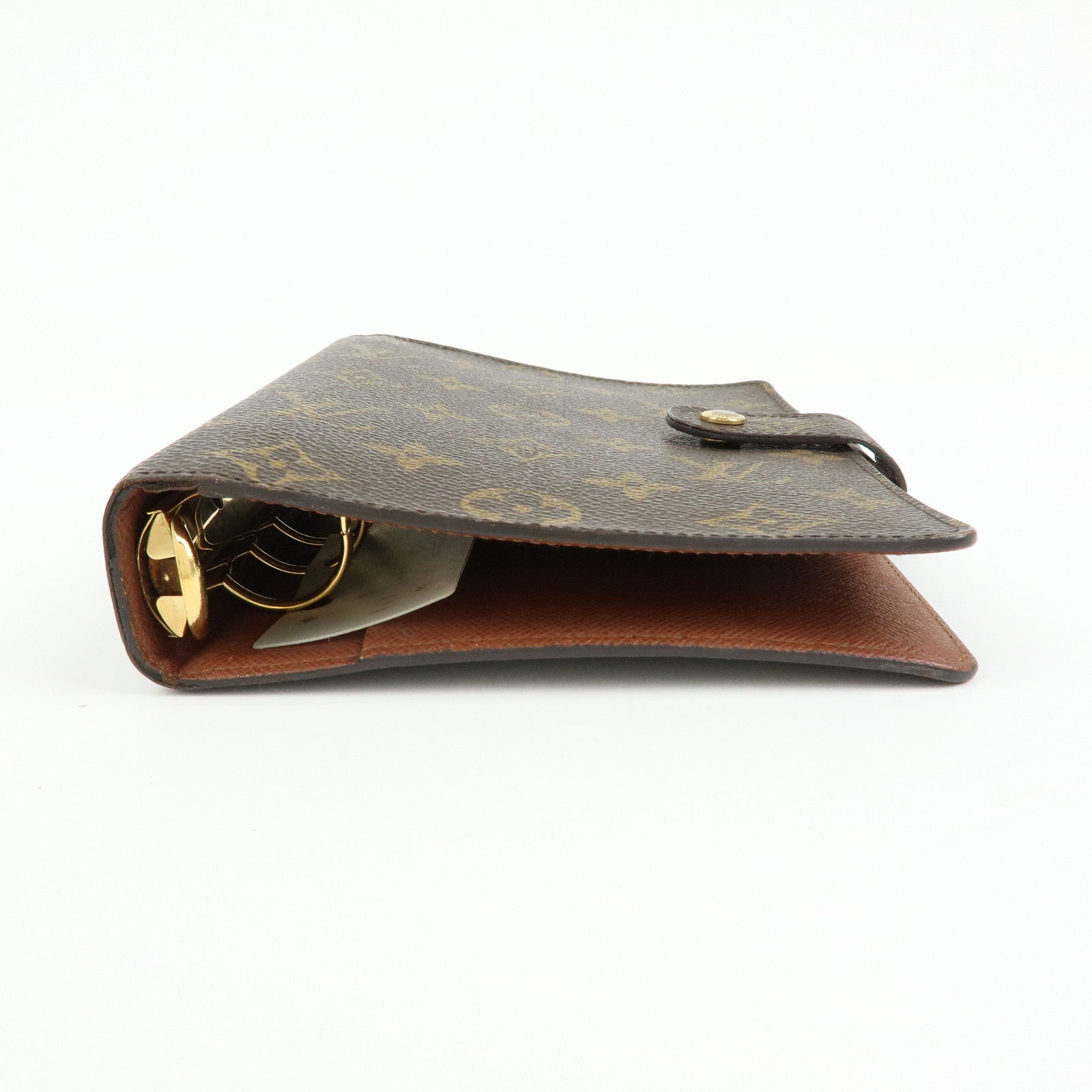Louis Vuitton Monogram Agenda MM Planner Cover Brown R20105