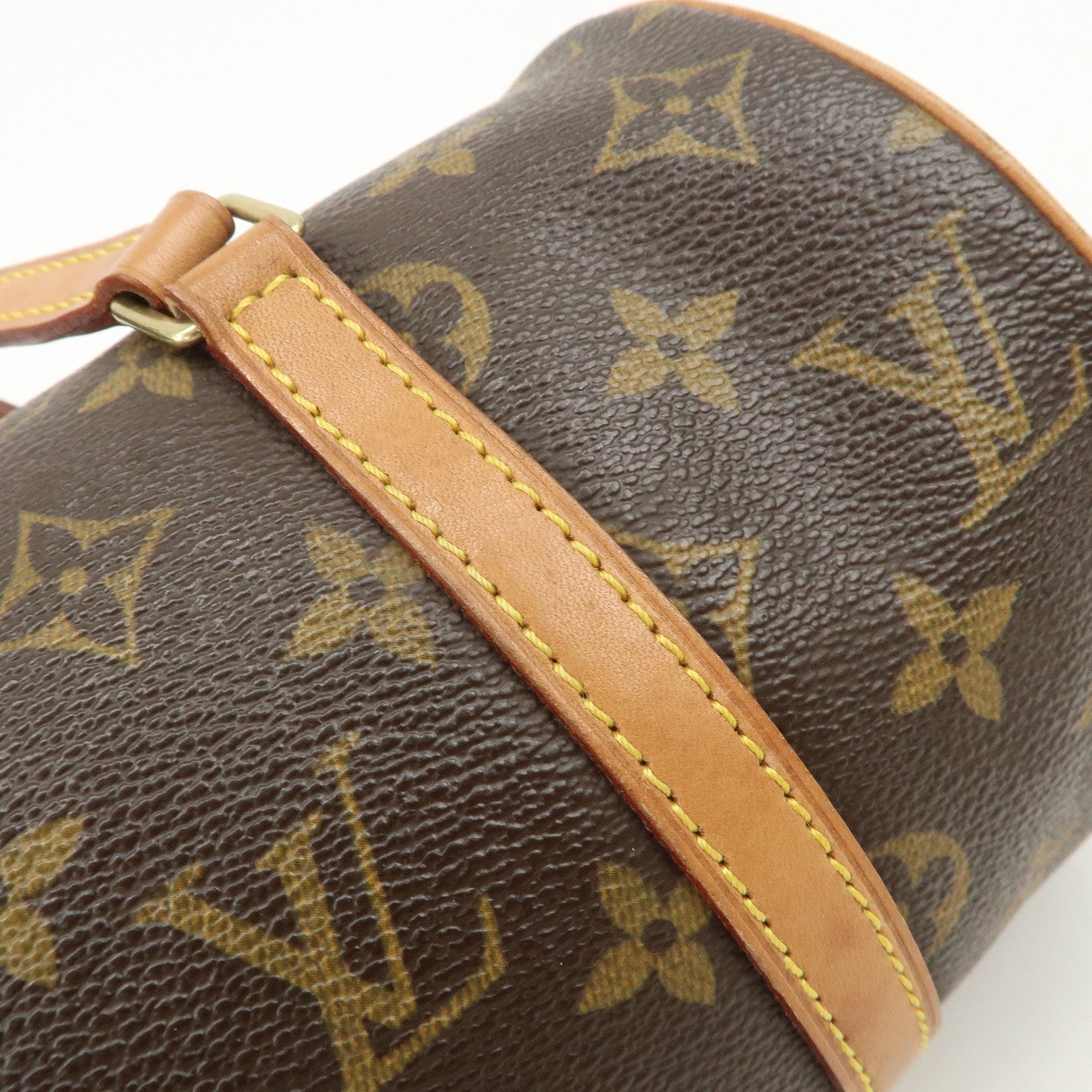 Louis Vuitton Monogram Papillon 26 Hand Bag Brown M51386