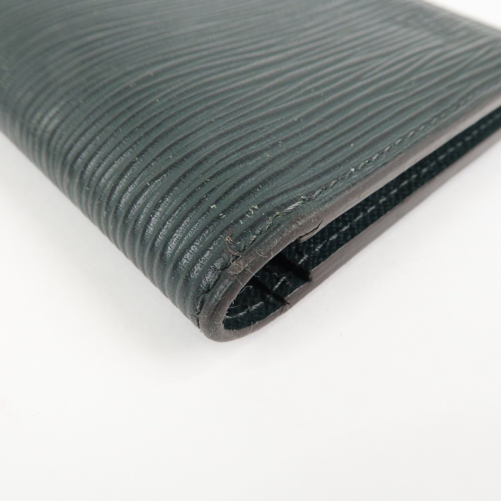 Louis Vuitton Epi Leather Long Wallet Dark Green Used