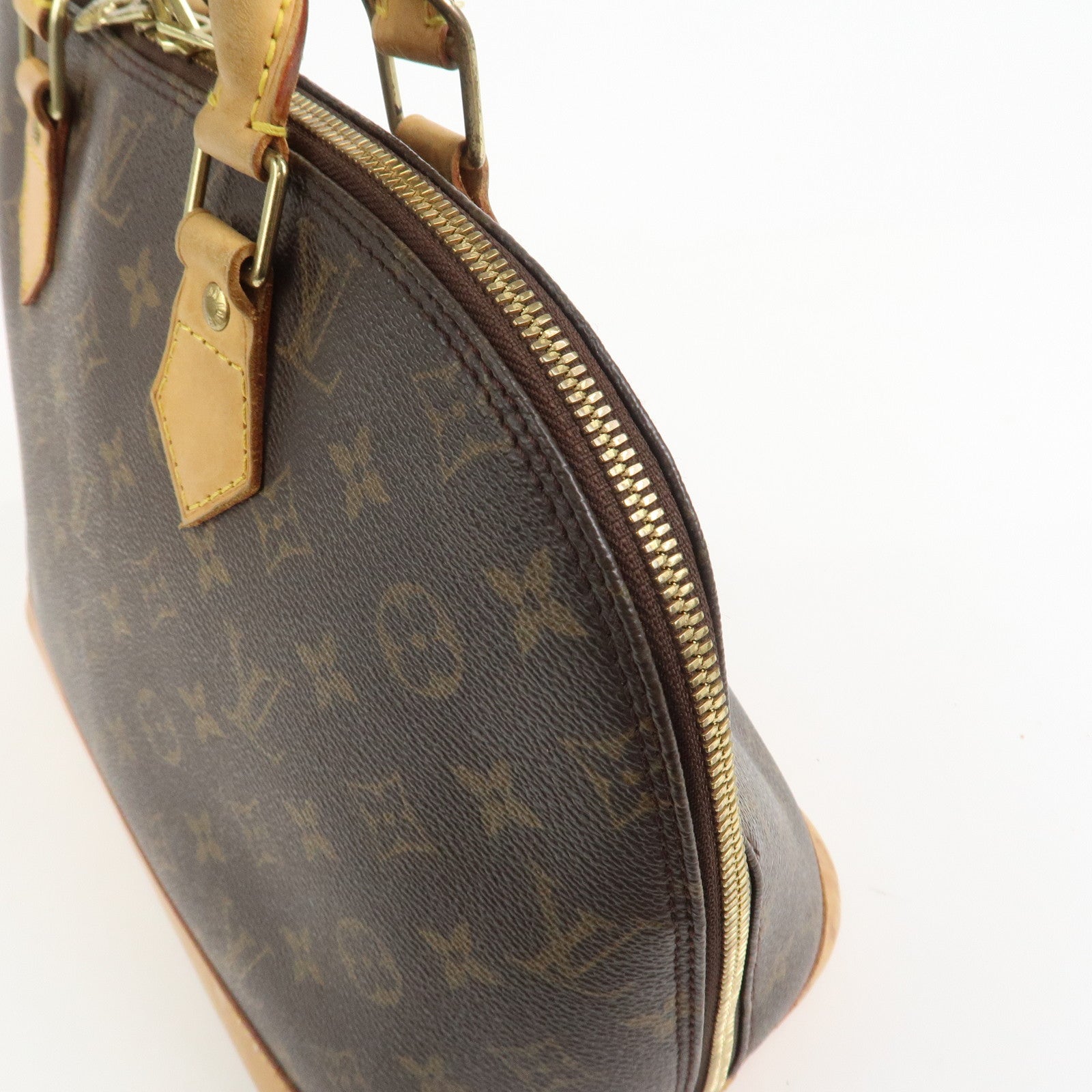 Louis Vuitton Monogram Canvas Alma Hand Bag Brown M51130
