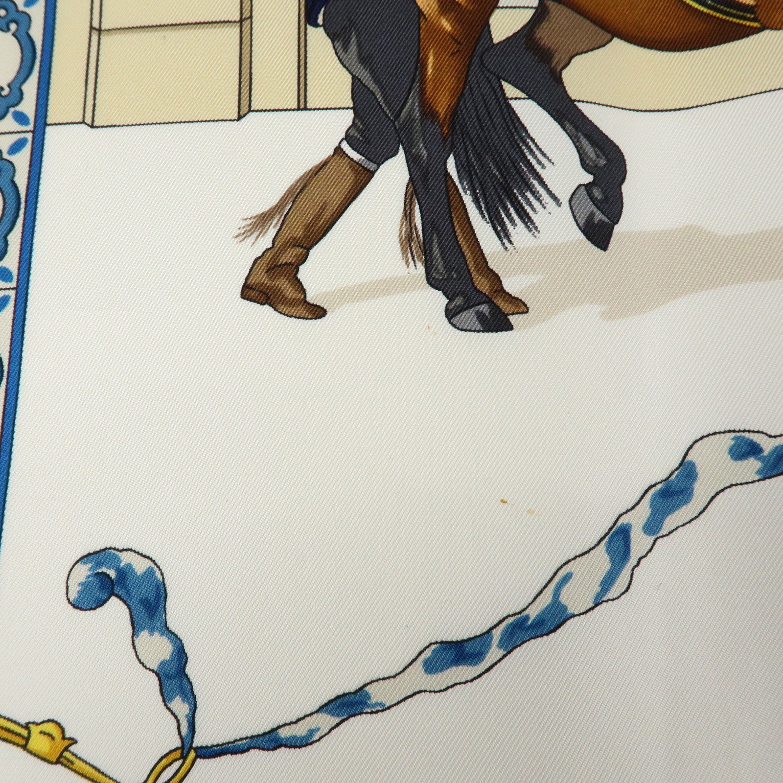 HERMES Carre 90 Silk Scarf Real Escuela AndaluzaDel Arte Ecuestre