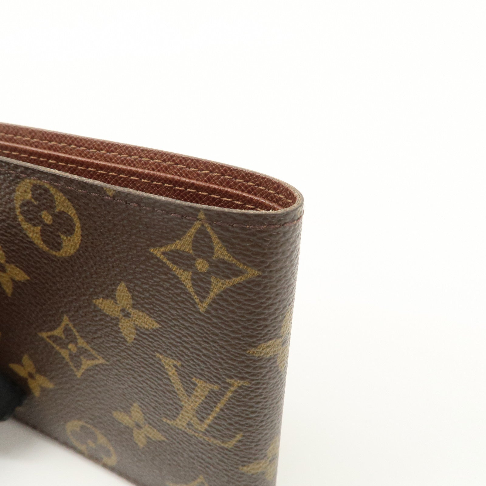 Louis Vuitton Monogram Portefeuille Marco Bi-fold Wallet M61675 Used