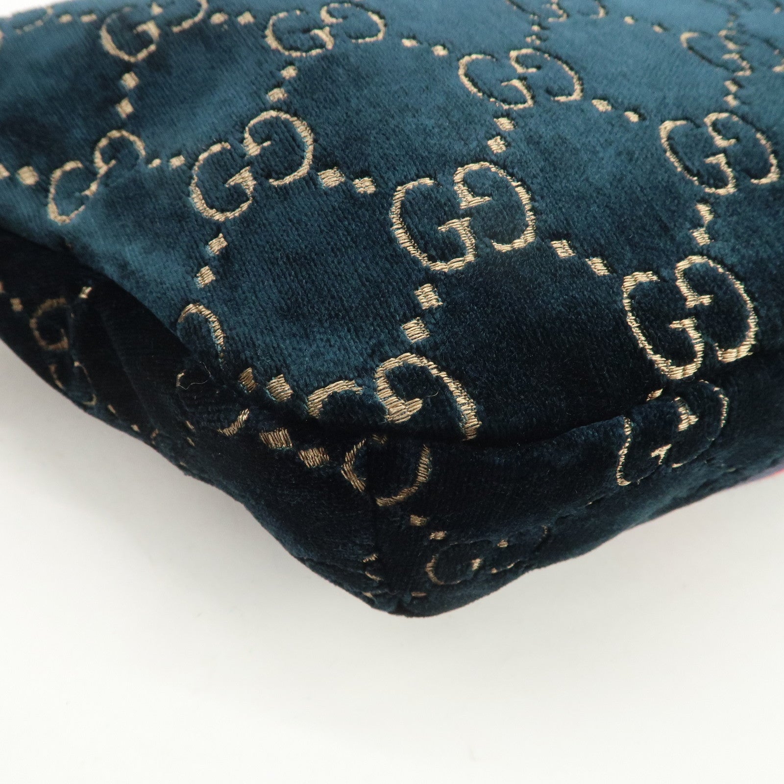 GUCCI Ophidia GG Velvet Leather Waist Bag Crossbody Bag 574968