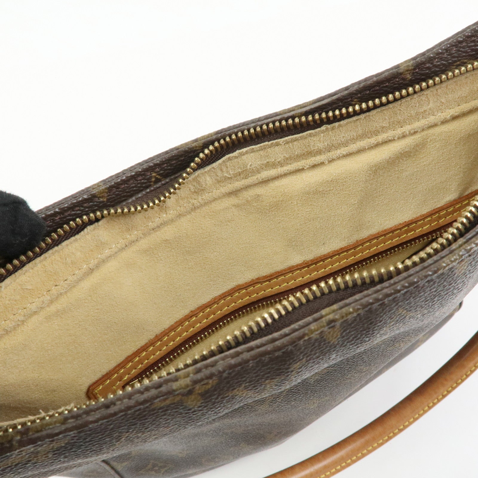 Louis Vuitton Monogram Looping GM Shoulder Bag Brown M51145