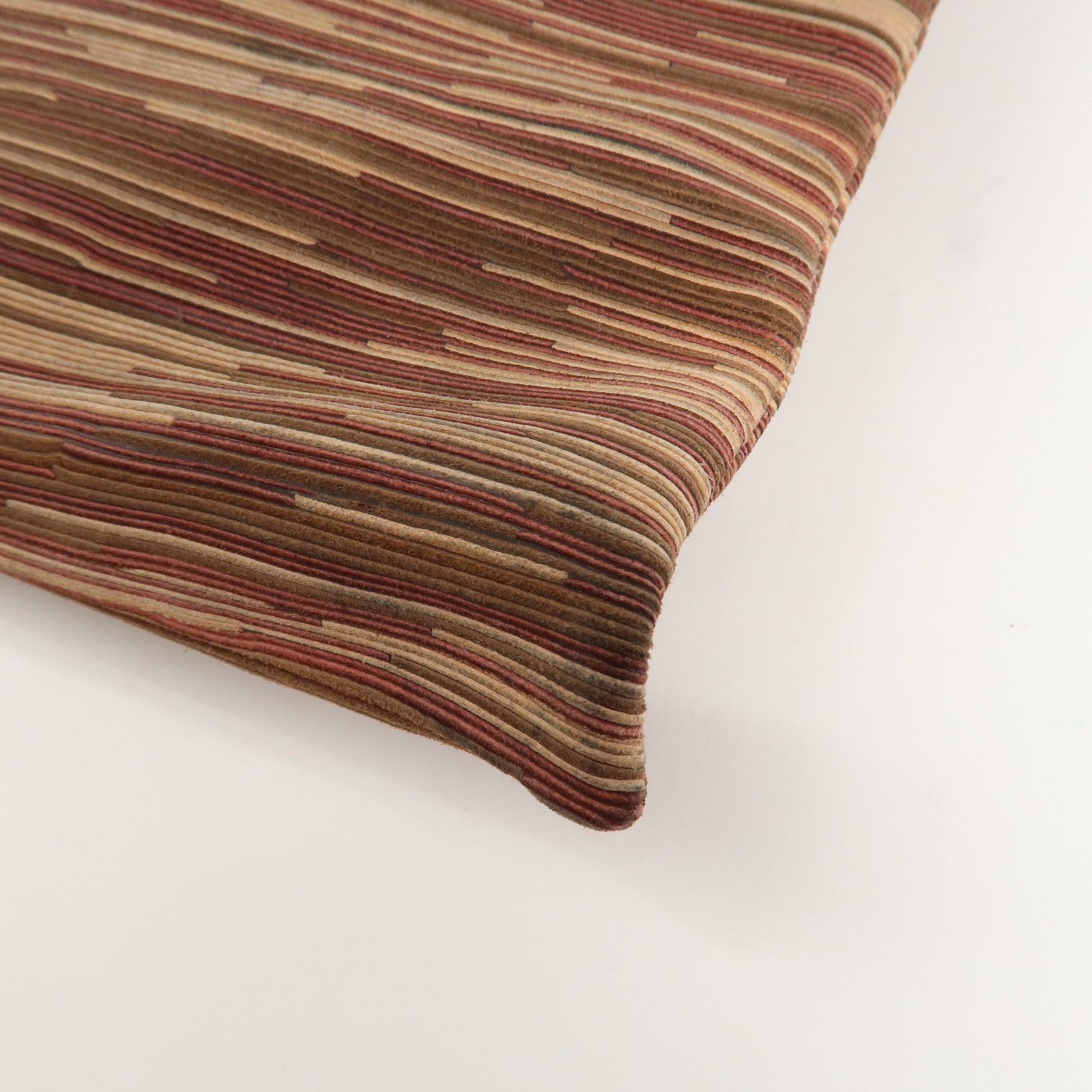 HERMES Leather Vibrato Jules Hand Bag F Engraved Multicolor Used